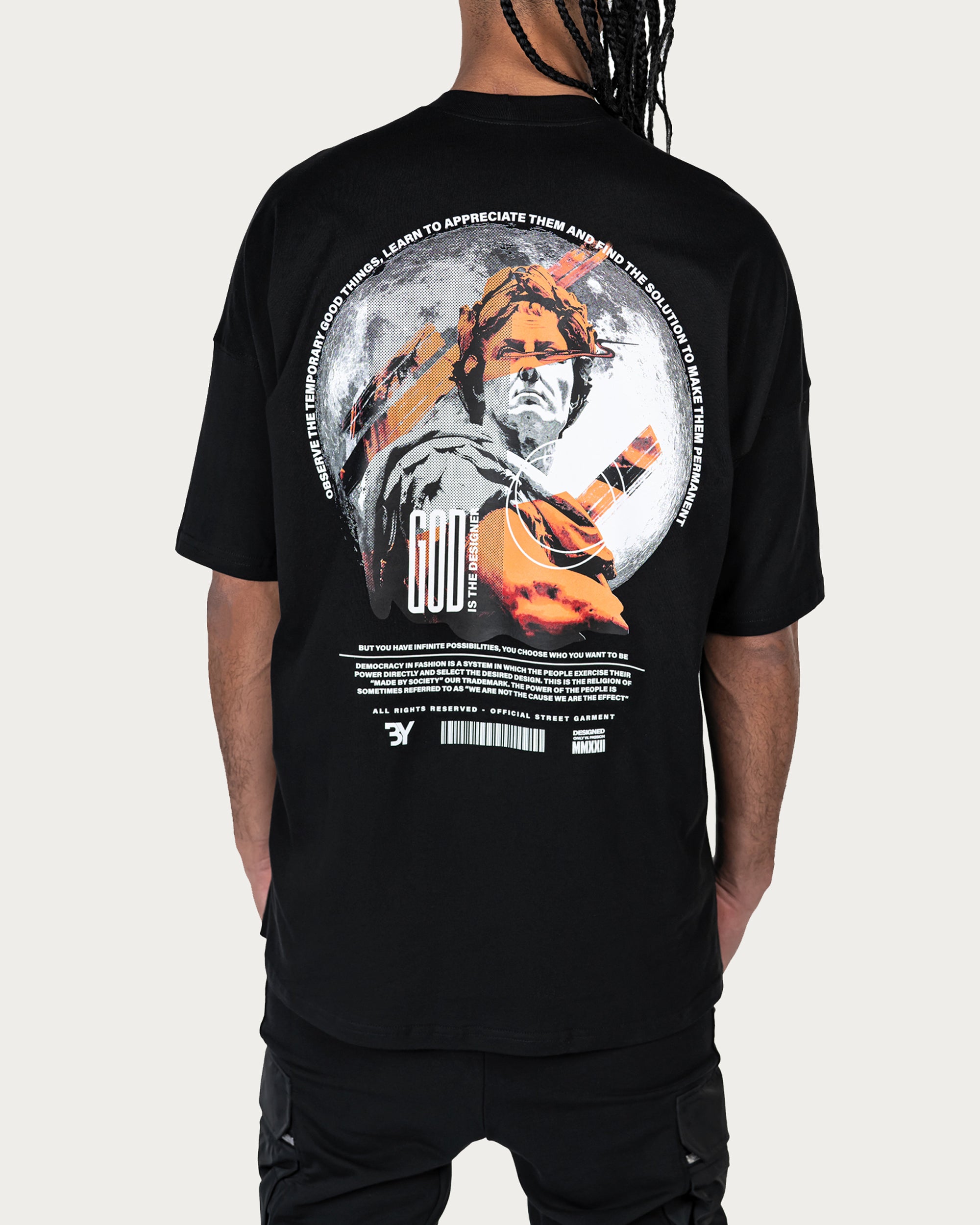 Moon statue t-shirt - T14215