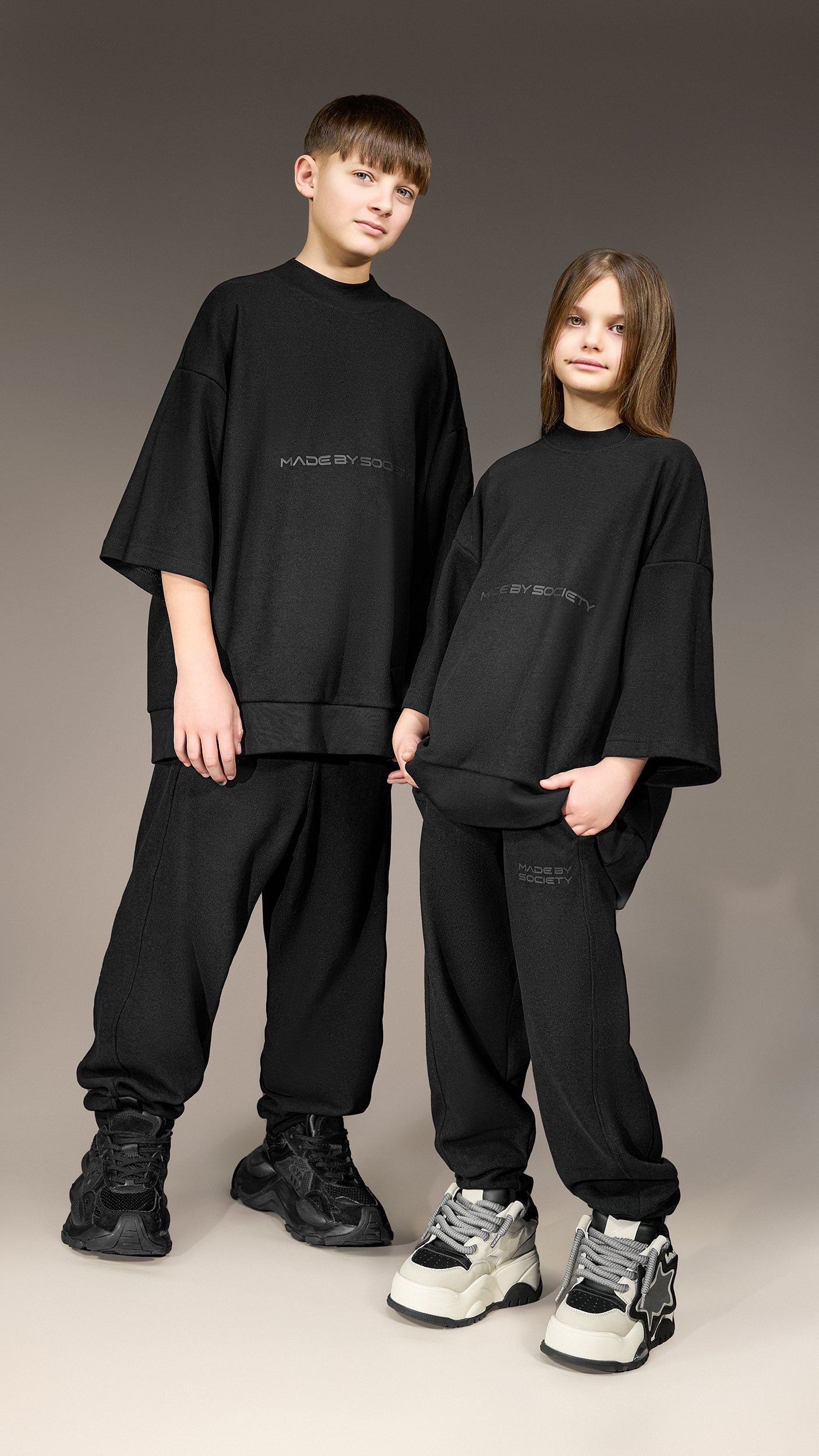 Oversized T-shirt "MADE BY SOCIETY" - T36066