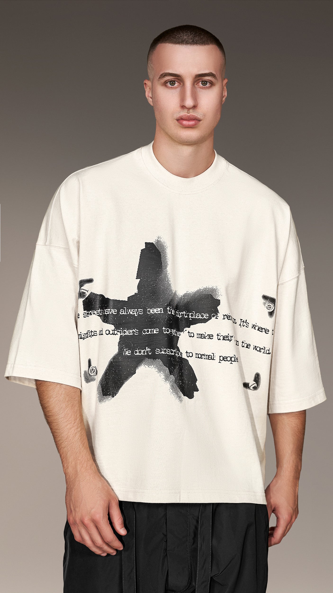 misanthrope デモテープセット Tricouri barbati Tricou Obsidian-T16810 - Colectia urbana