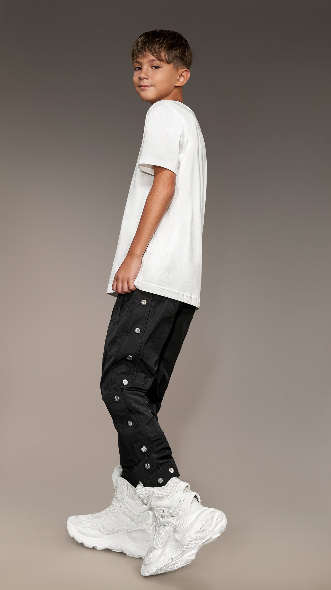 Pantaloni cu capse - P32393