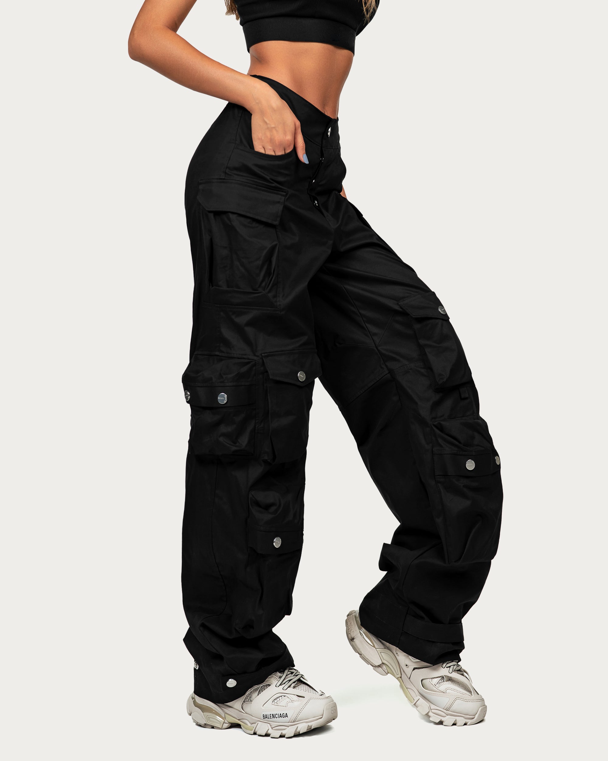 Multi pocket cargo pants - P23807