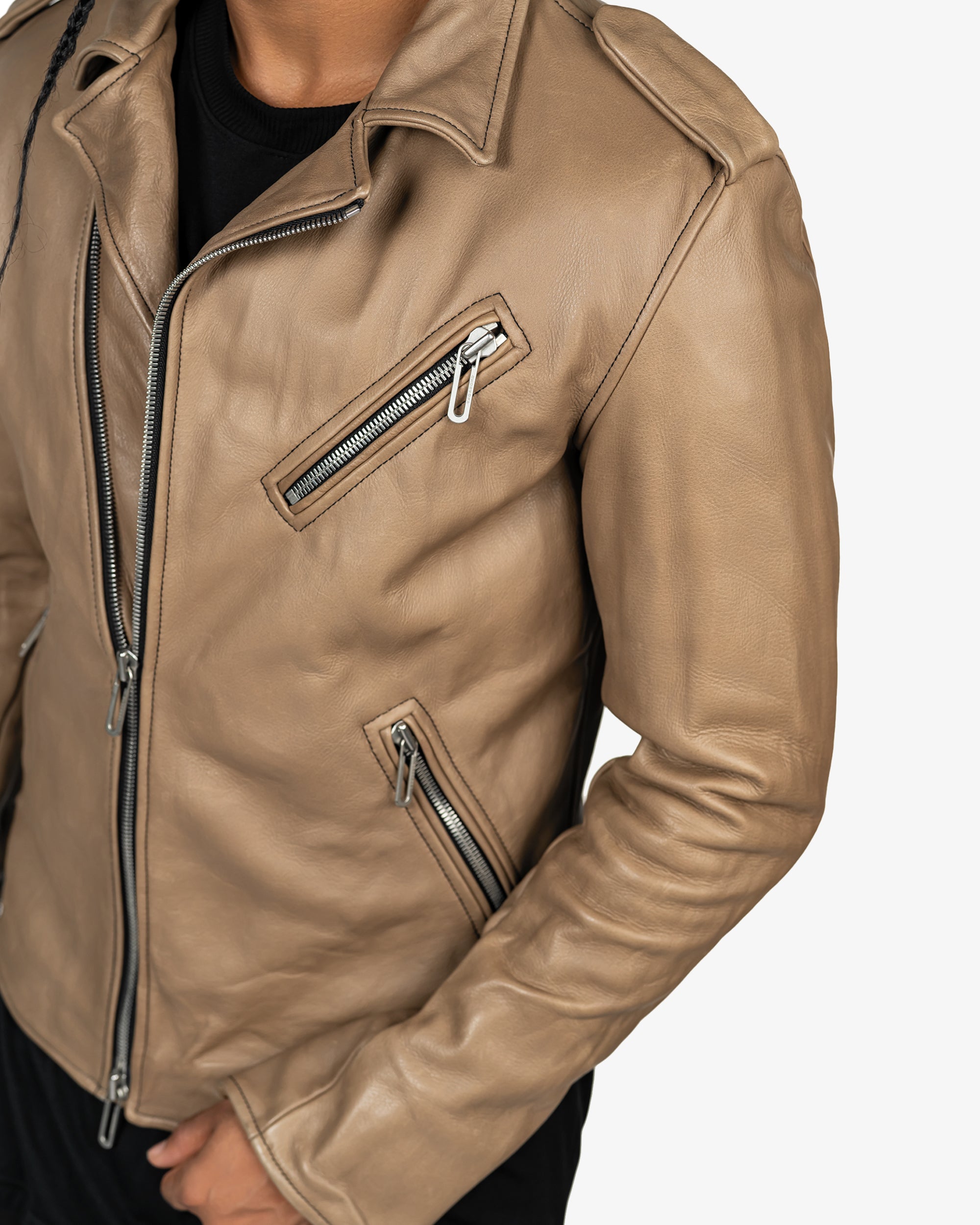 Leather jacket - J11386