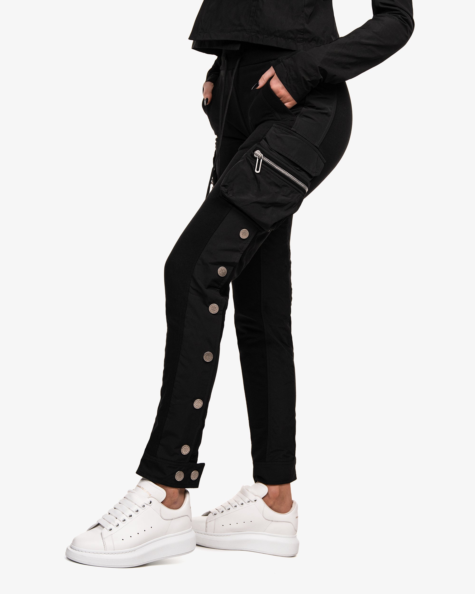 Stud cargo track pants - P22369