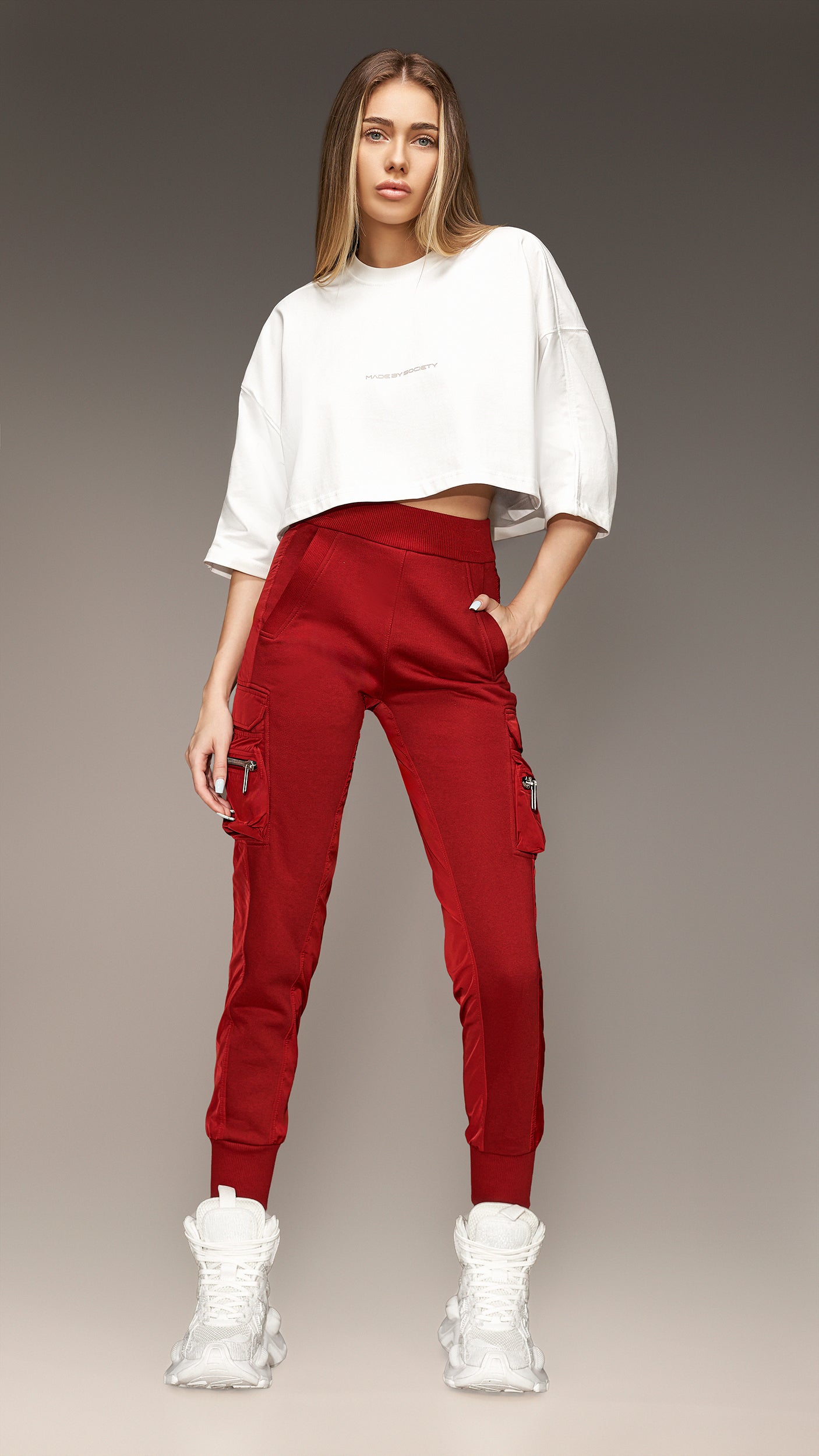 Pantaloni cargo - P25104