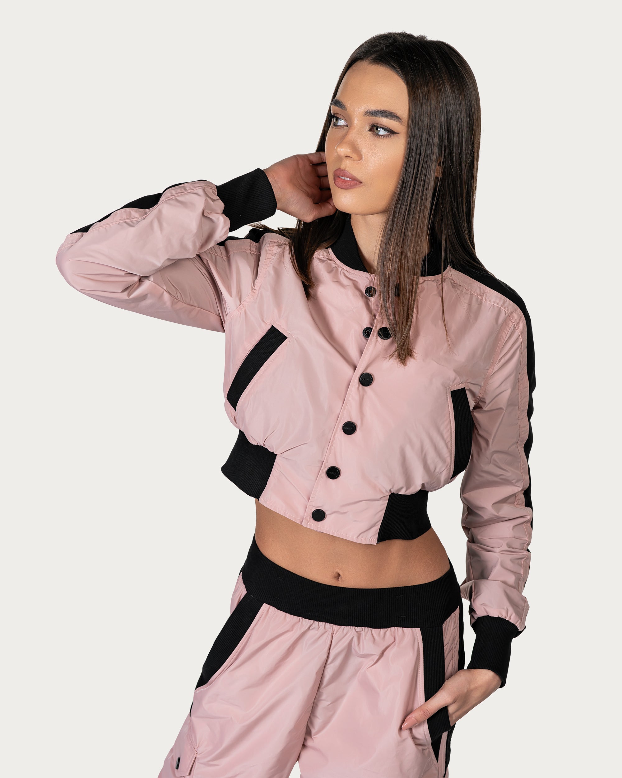 Stud bomber jacket - J24252