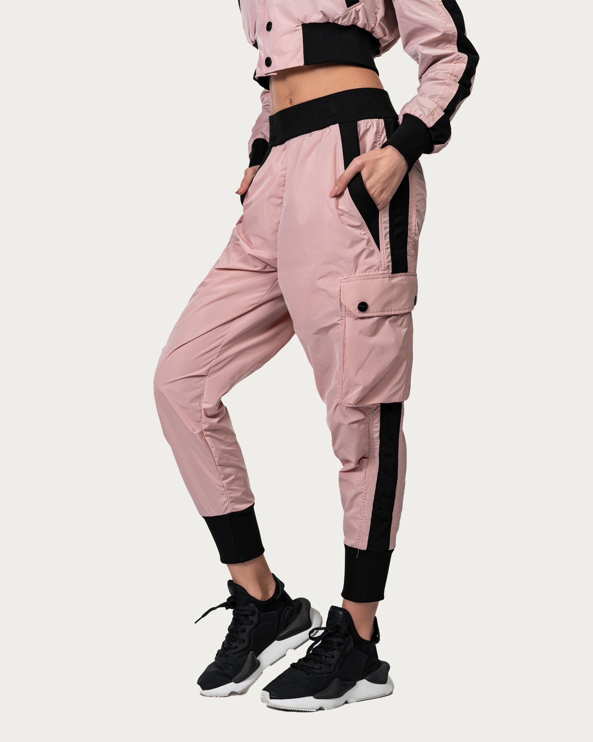 Stripe cargo pants - P24253