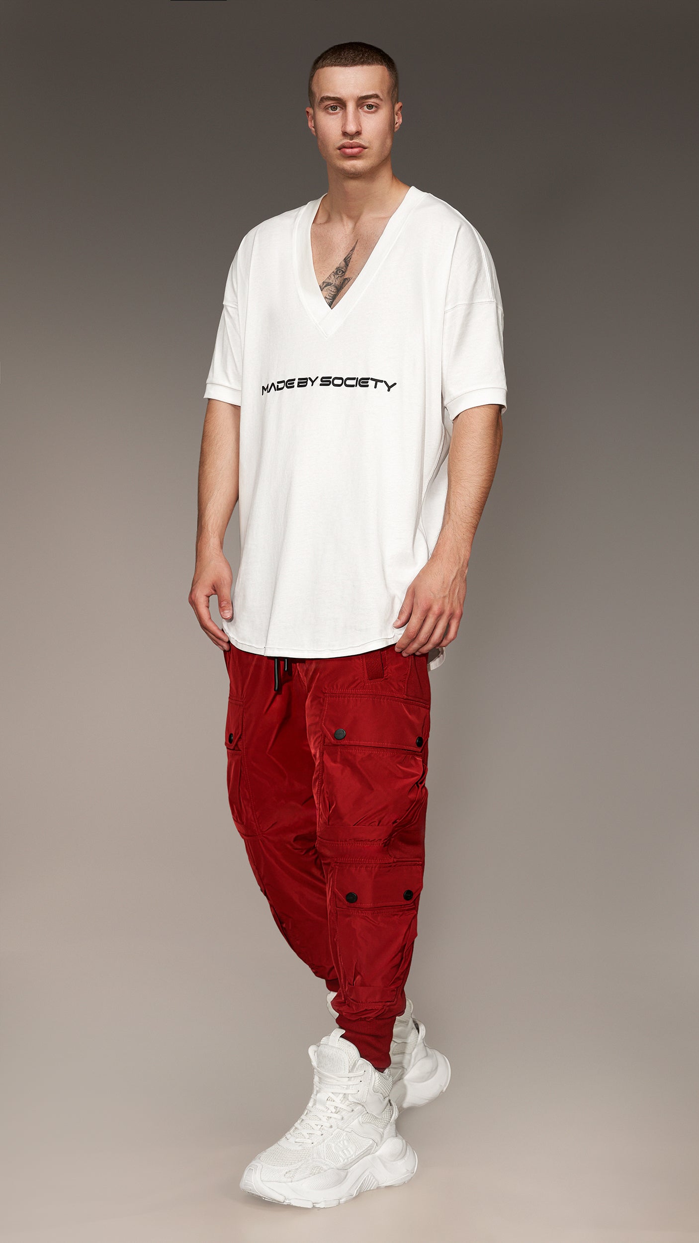 Pantaloni jogger cargo - P15106