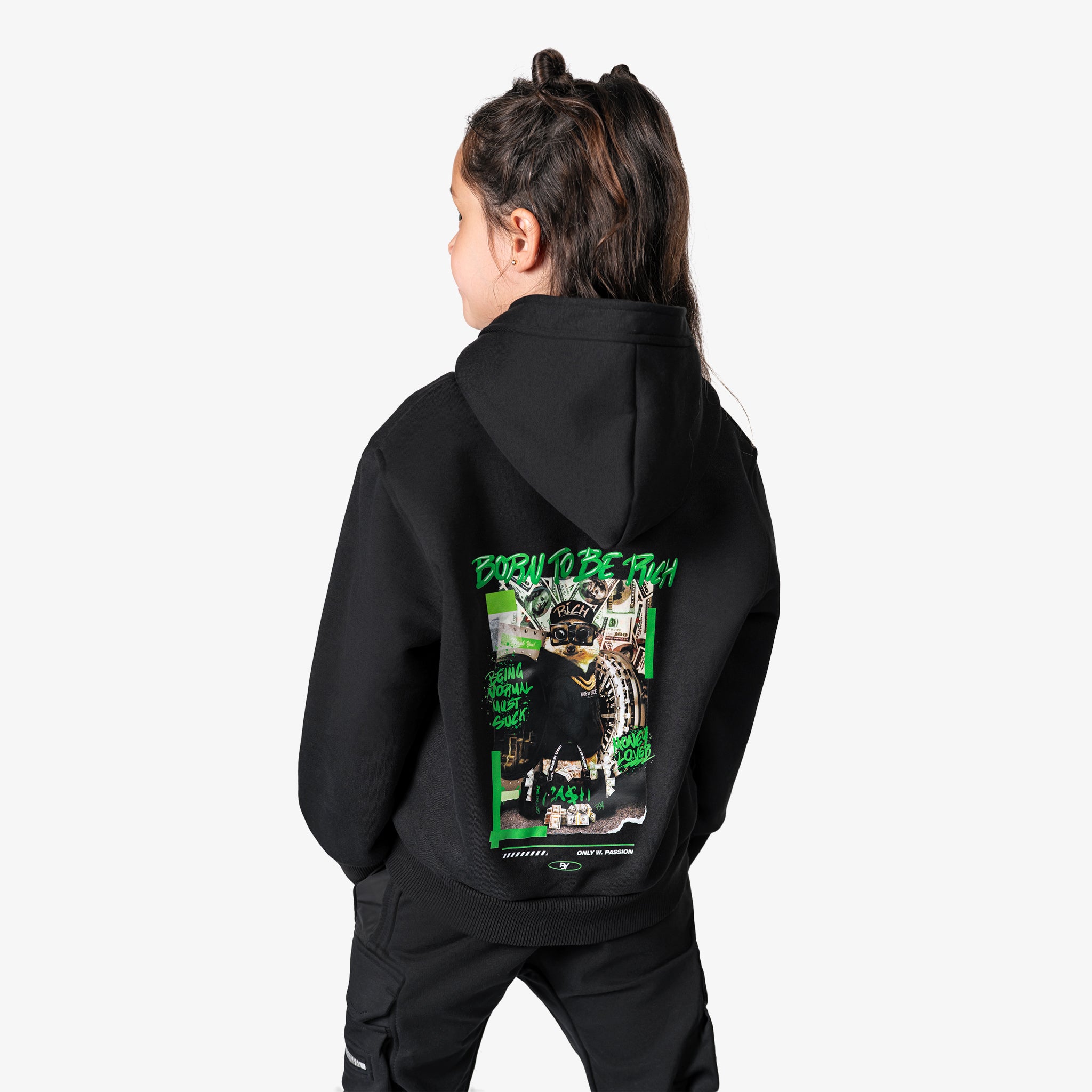 Born to be rich hoodie - H34592