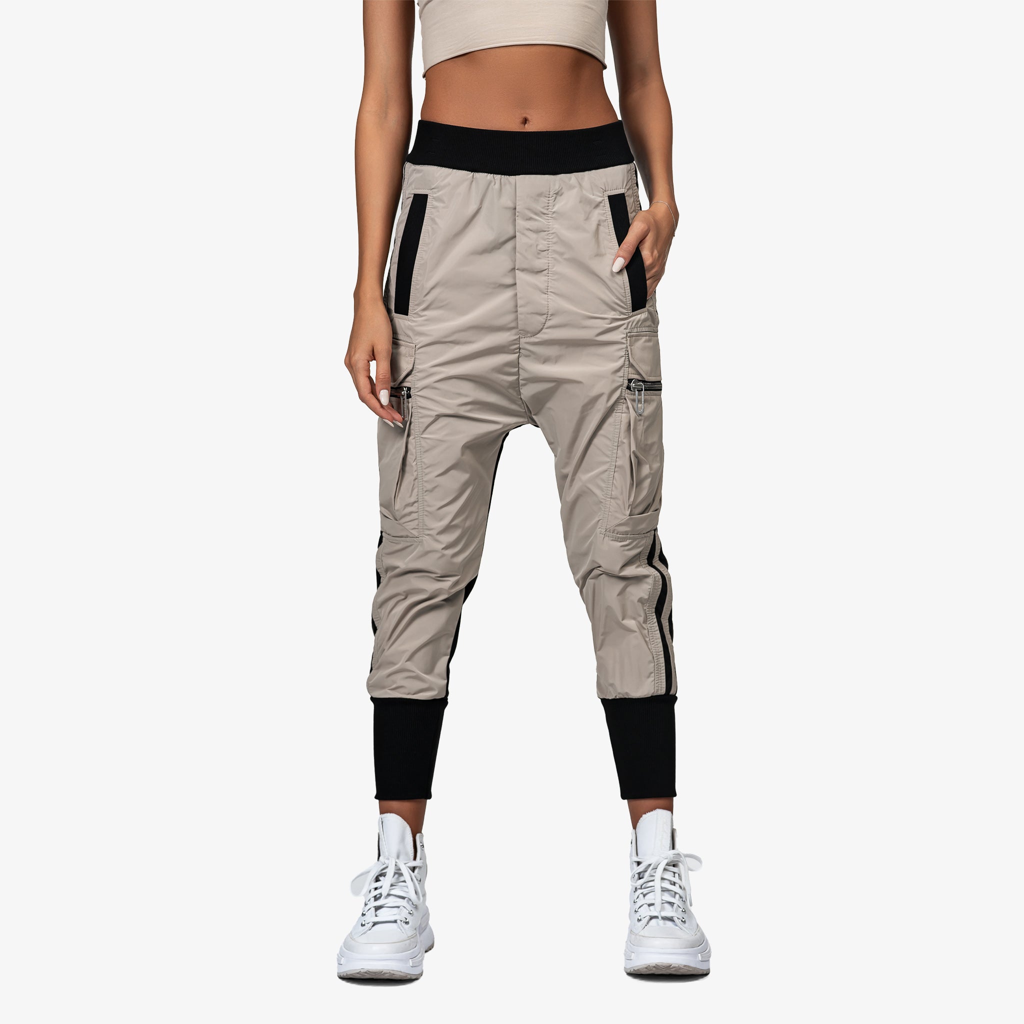 Stripes cargo pants - P24801