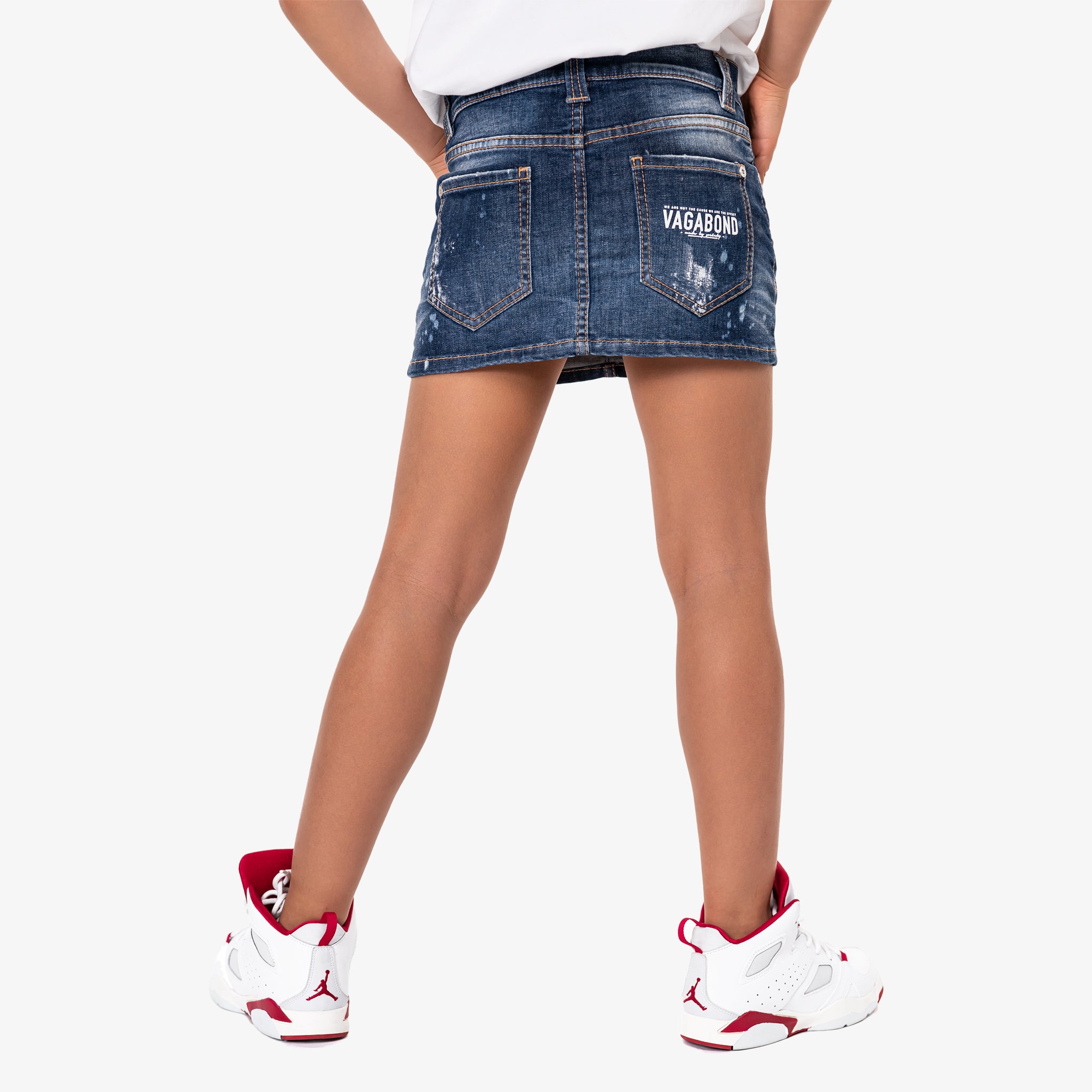 Short jeans skirt - F33444