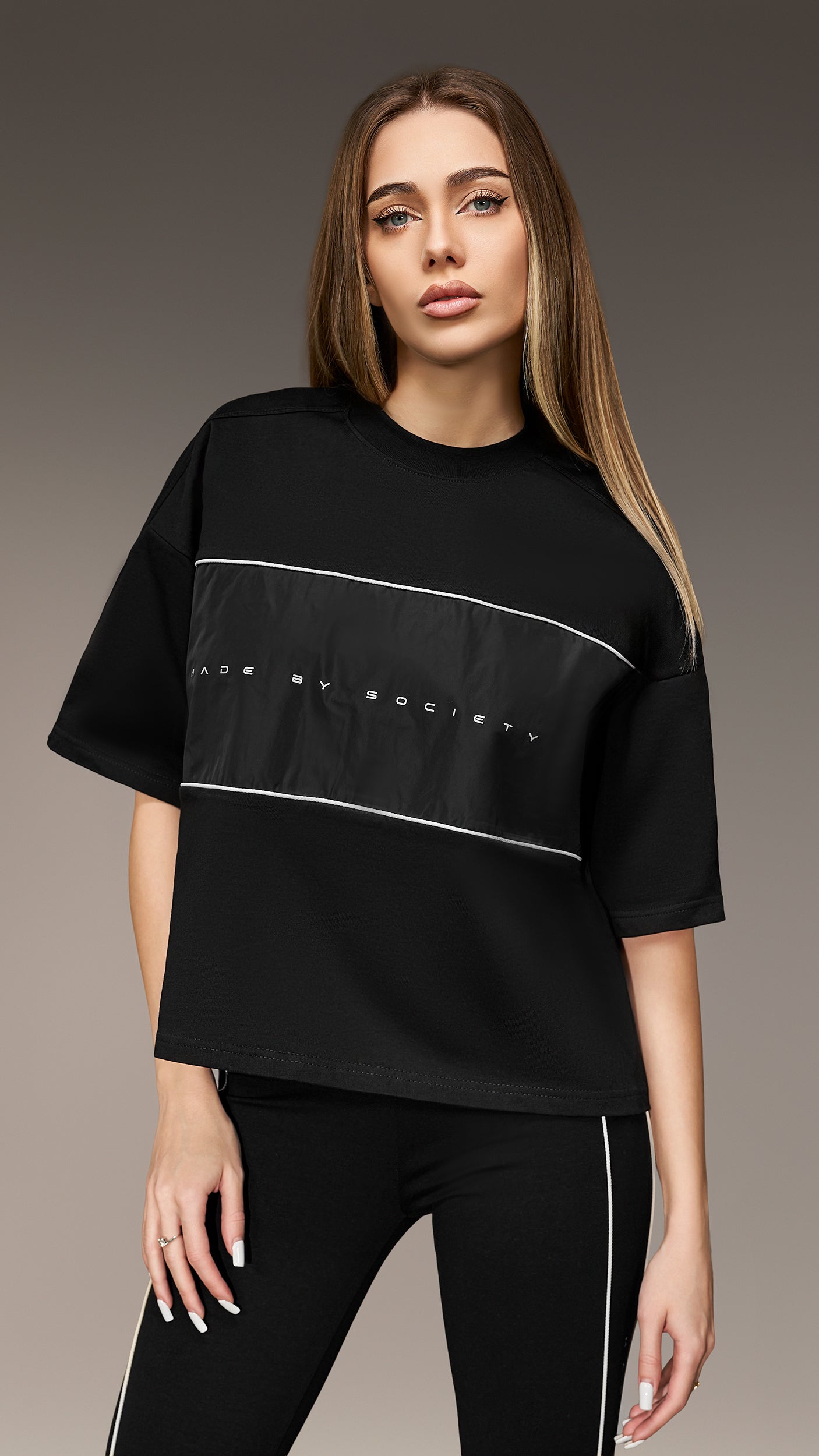 Tricouri femei Tricou Made by Society - T26915 - Colectia urbana