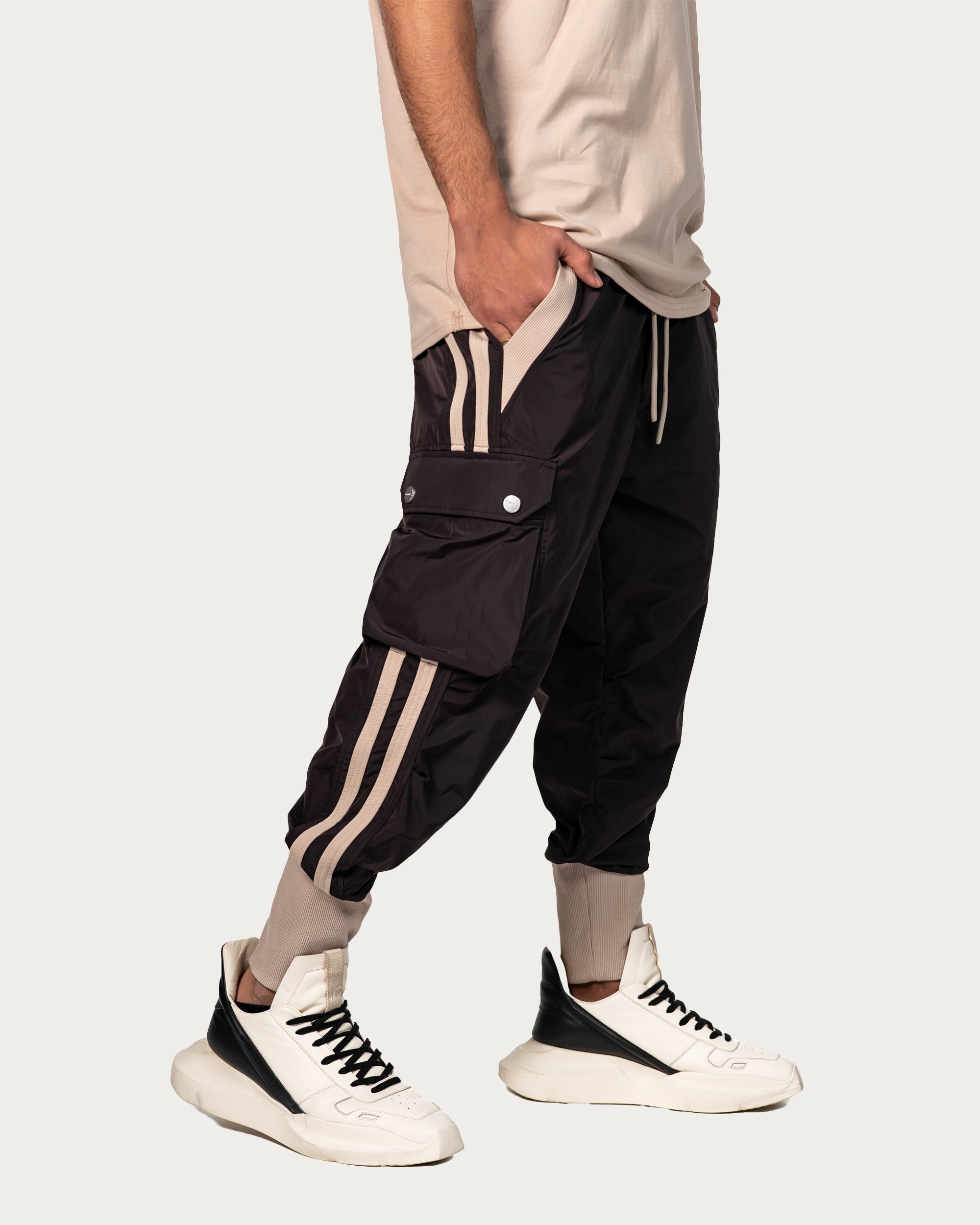 Stripes cargo pants - P14114