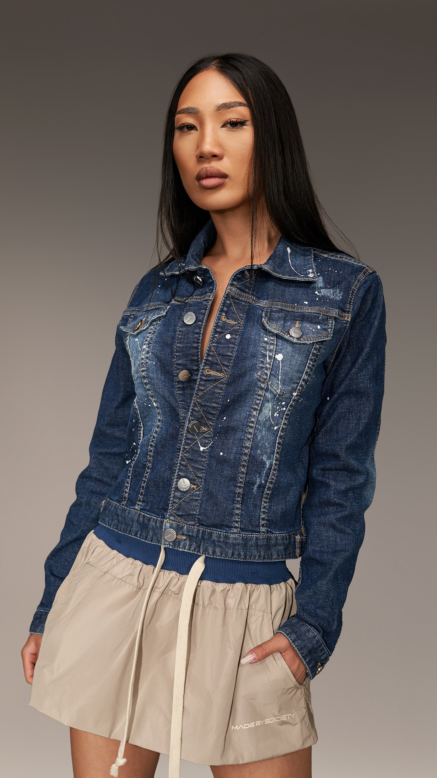 Jacheta denim - J23495