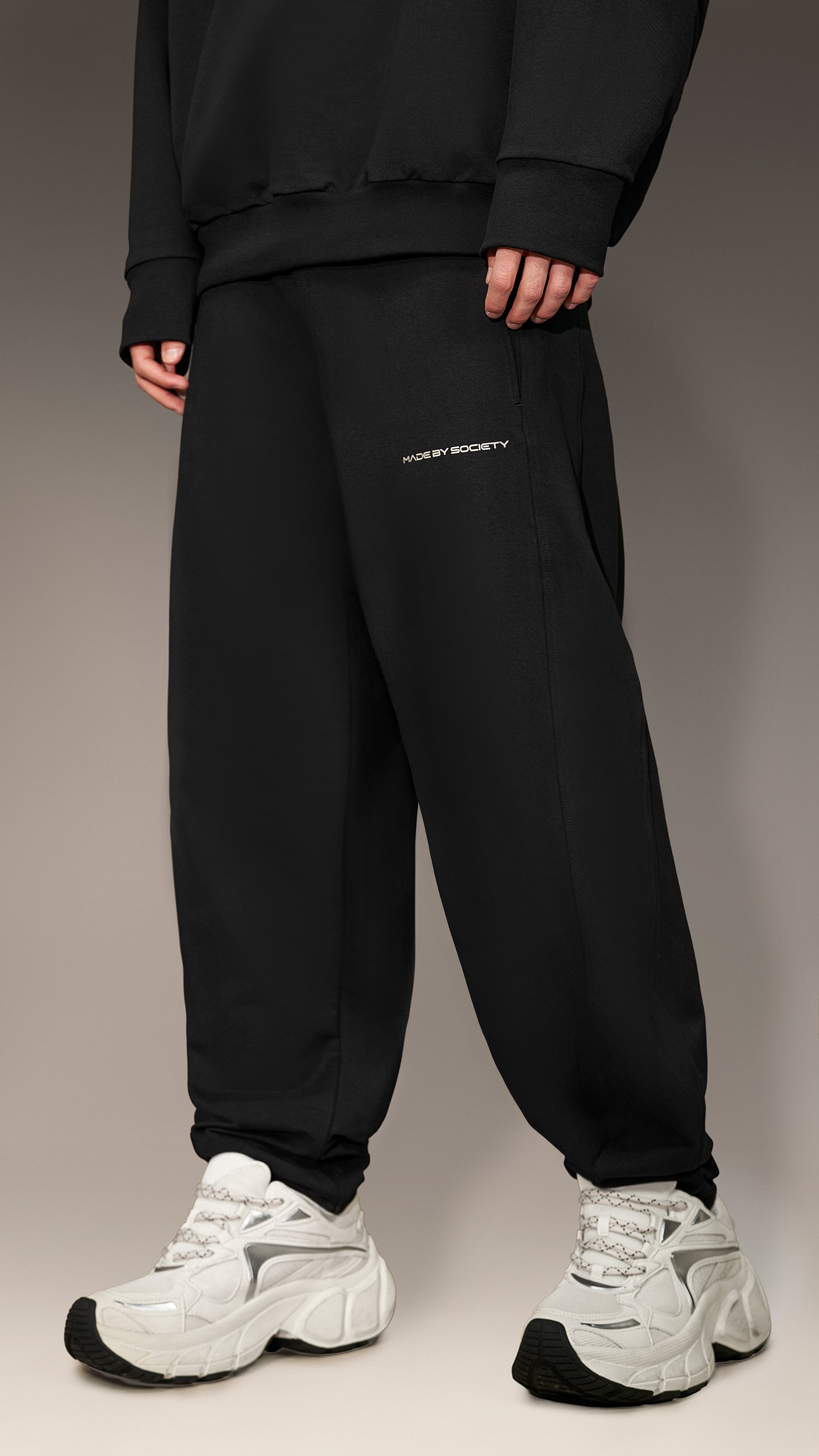 Pantaloni barbati Noir Drifter-P16896 - Colectia urbana