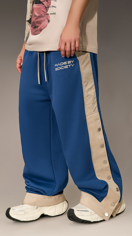 Pantaloni oversized cu capse – P16081