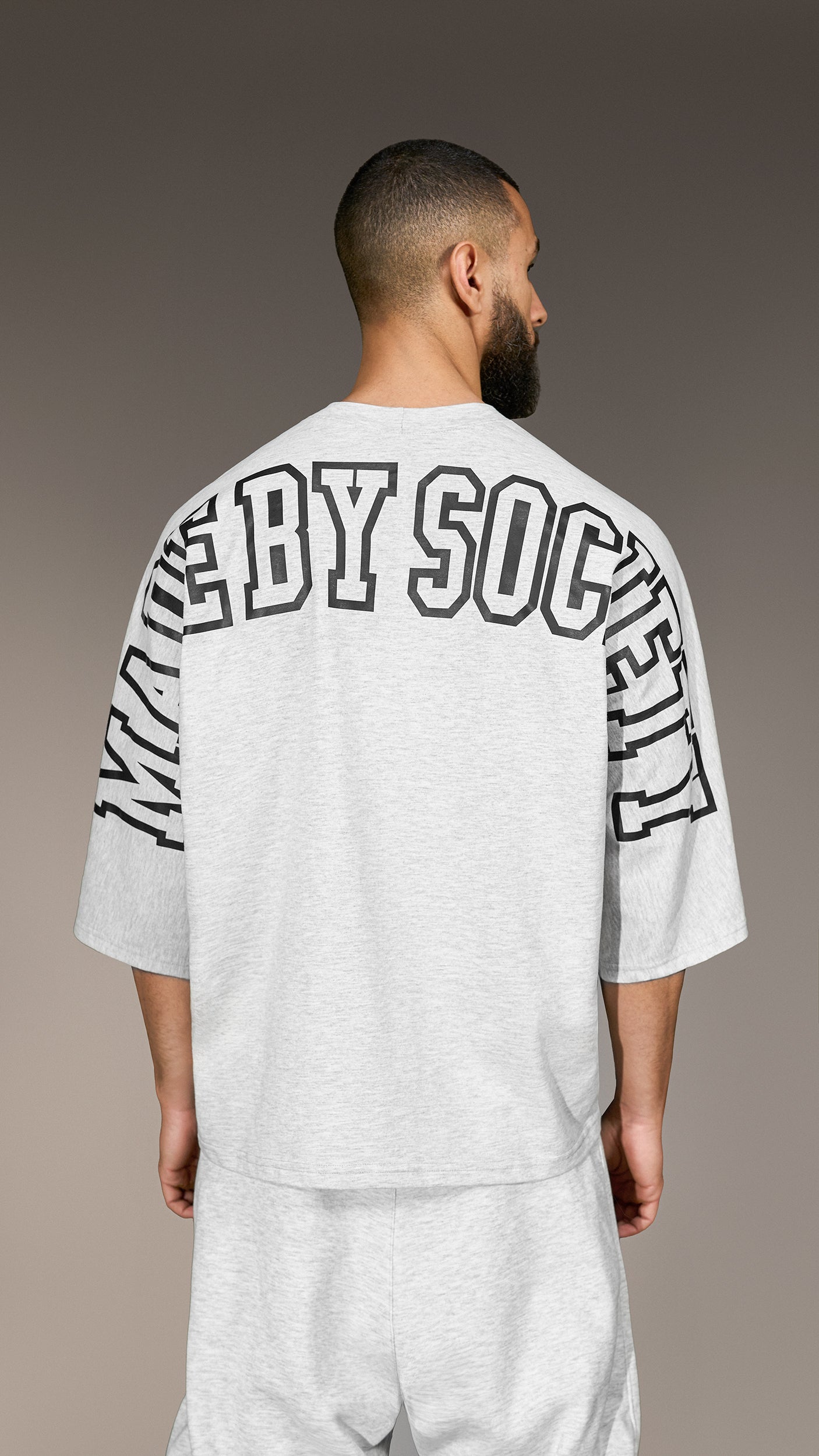 Tricou oversize „Made by Society” – T15595