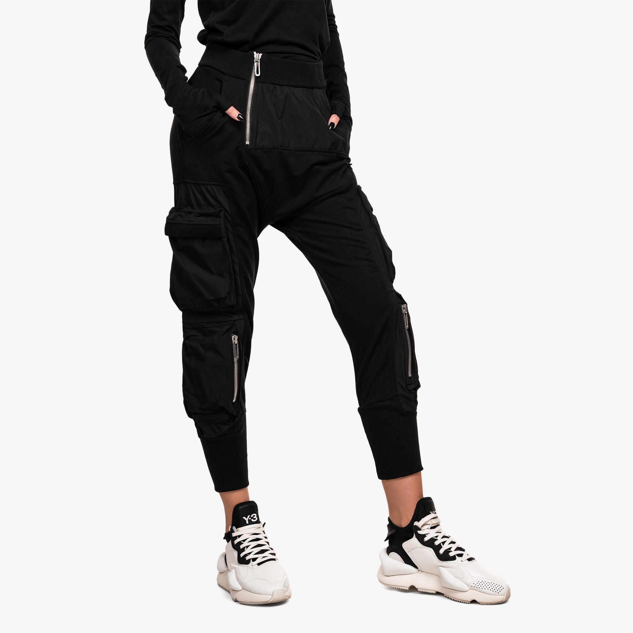 Zip cargo pants - P21647