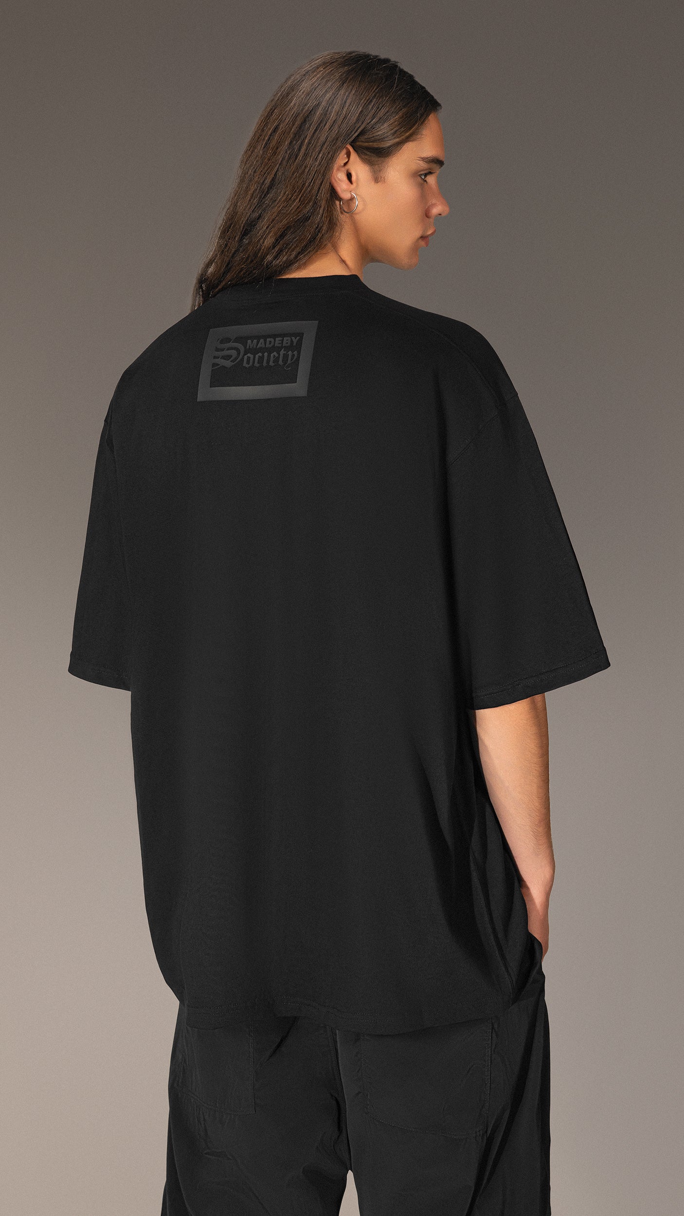 Tricou Oversized "MADE BY SOCIETY" - T15731