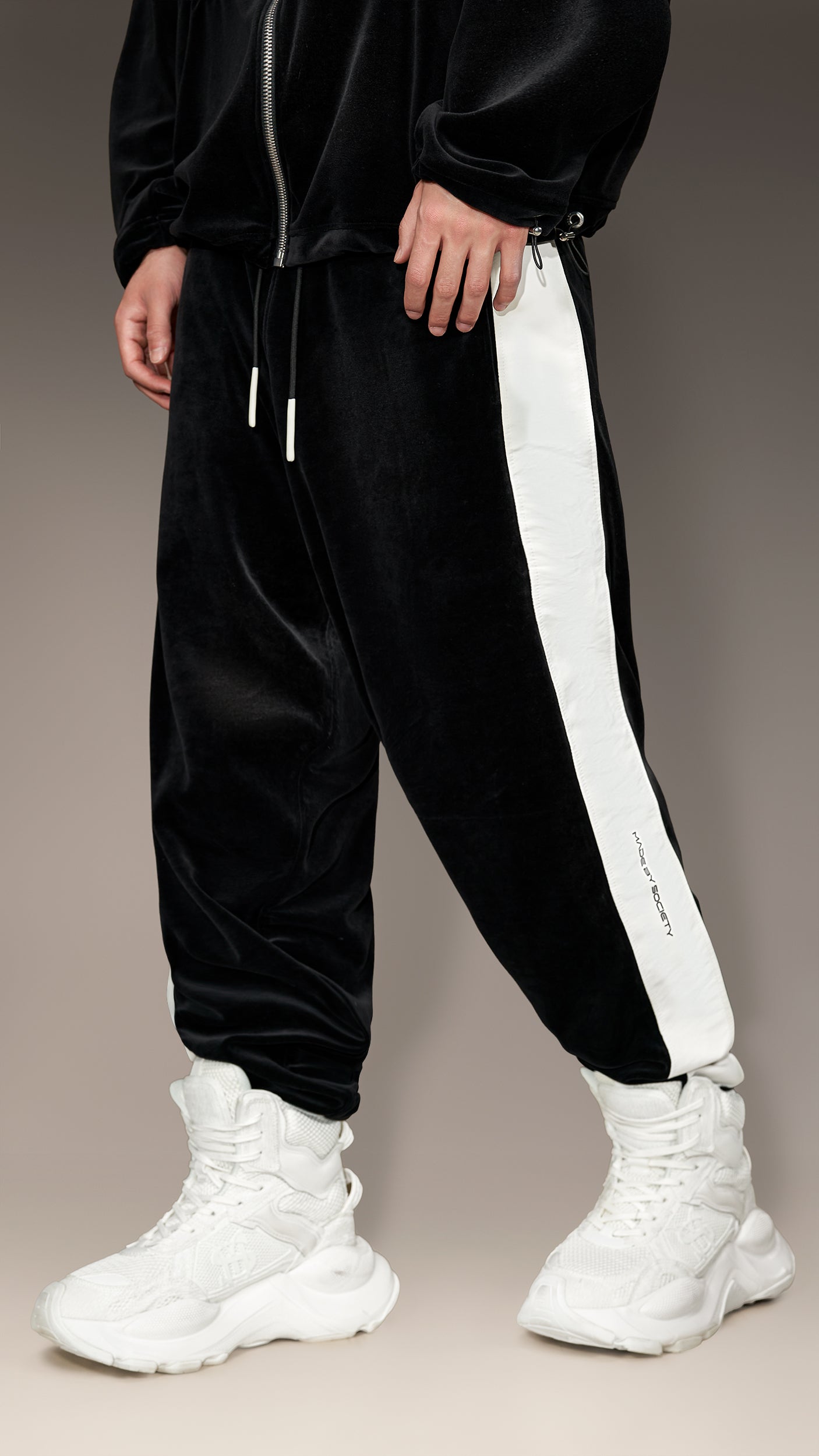 Pantaloni Velvet Stripe Motion - P16996