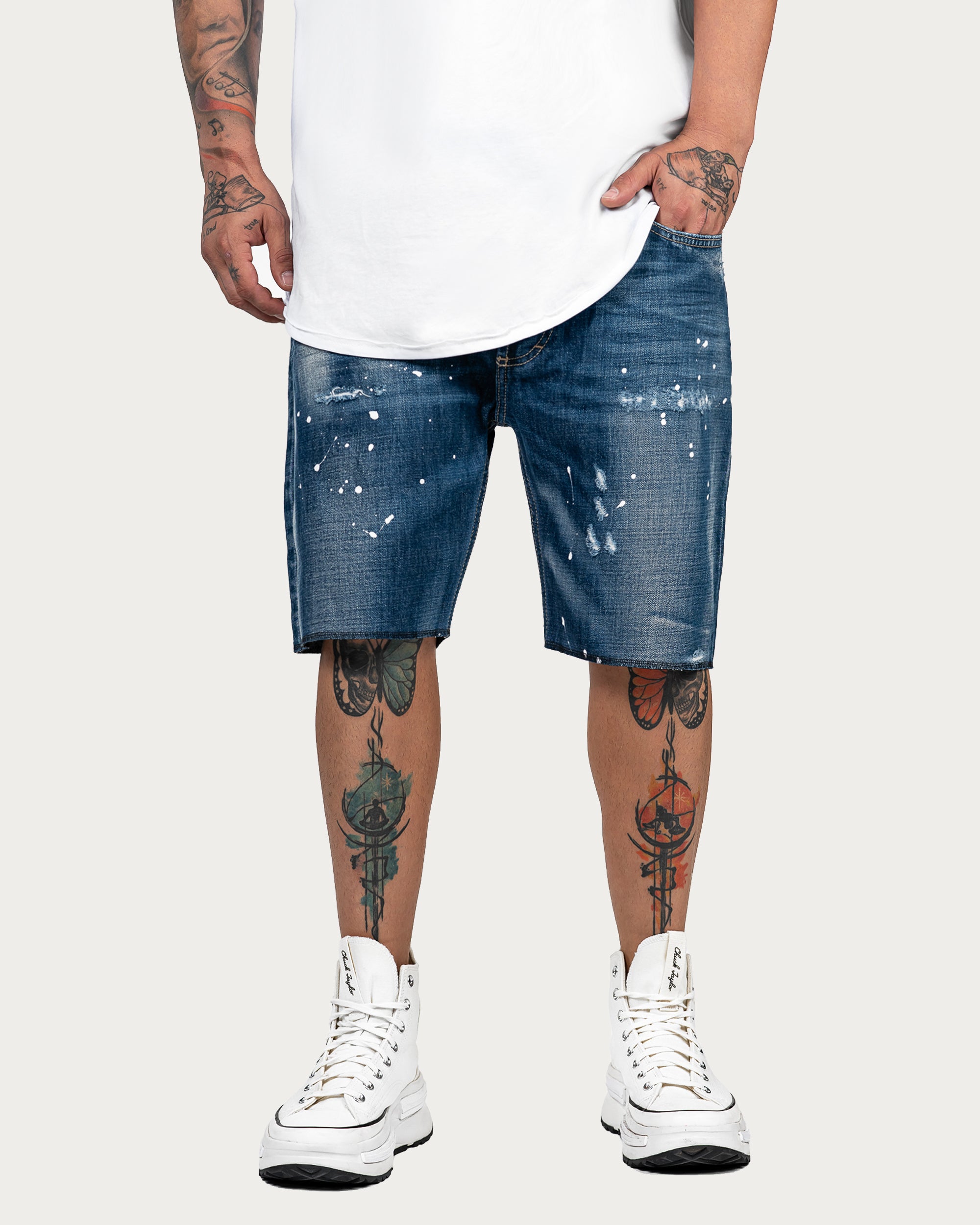 PAINT SHORT JEANS - P13200