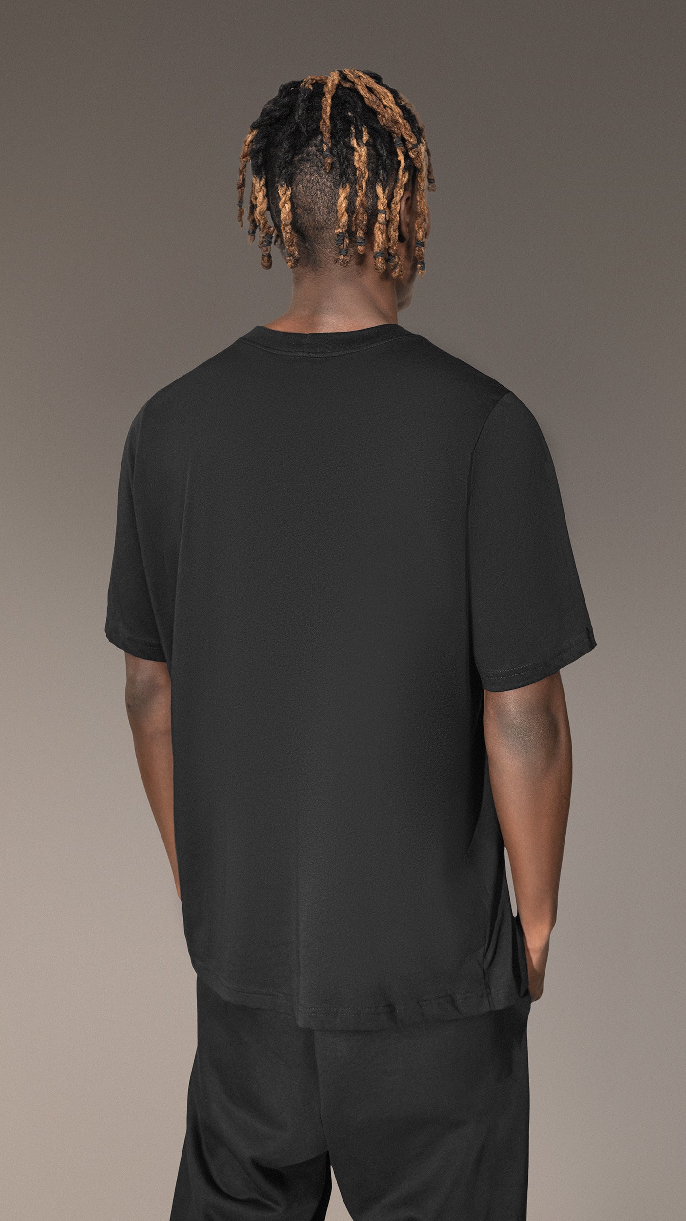 Tricou Negru "MADE BY SOCIETY" - T15765