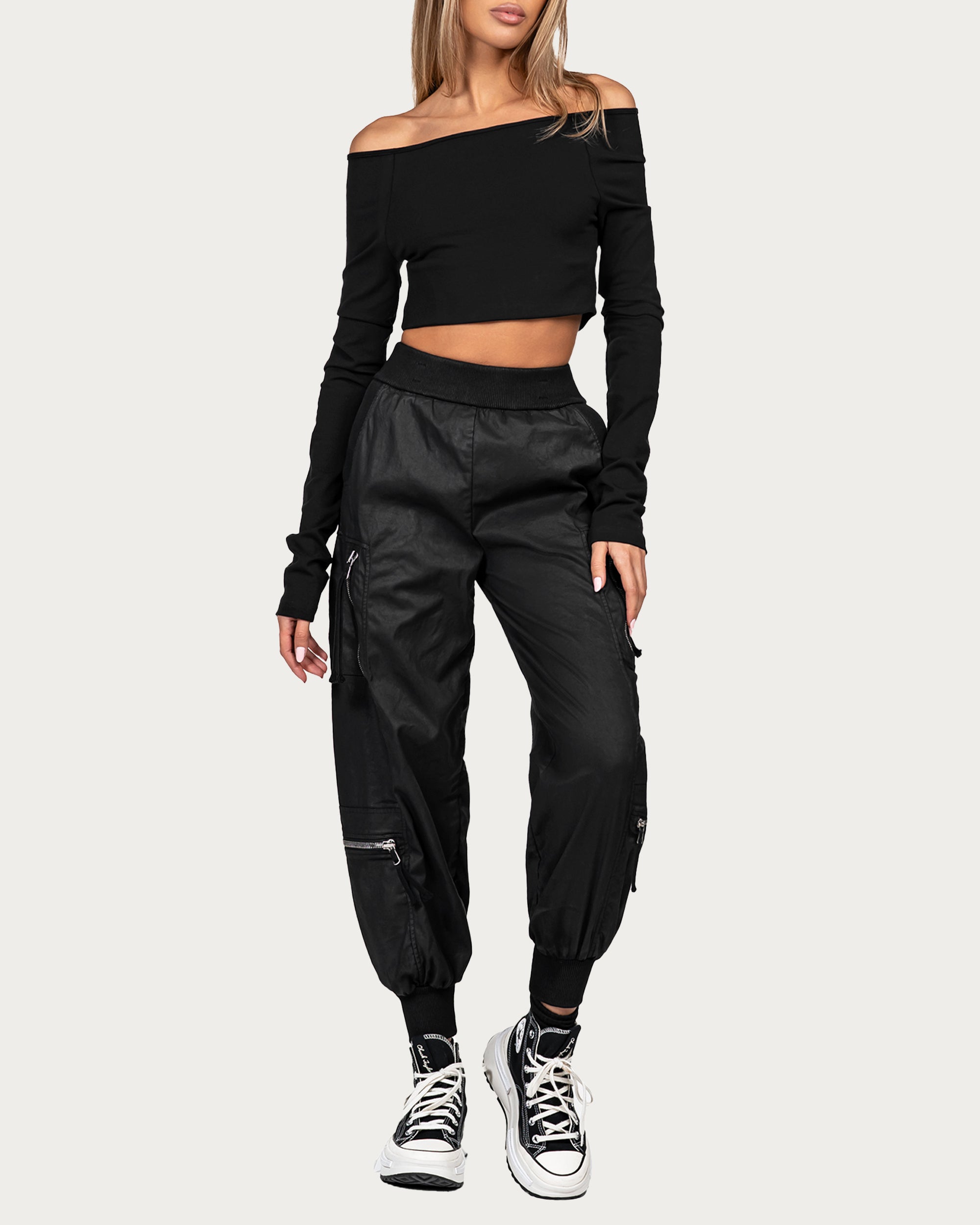 Zipper utility pants - P21196