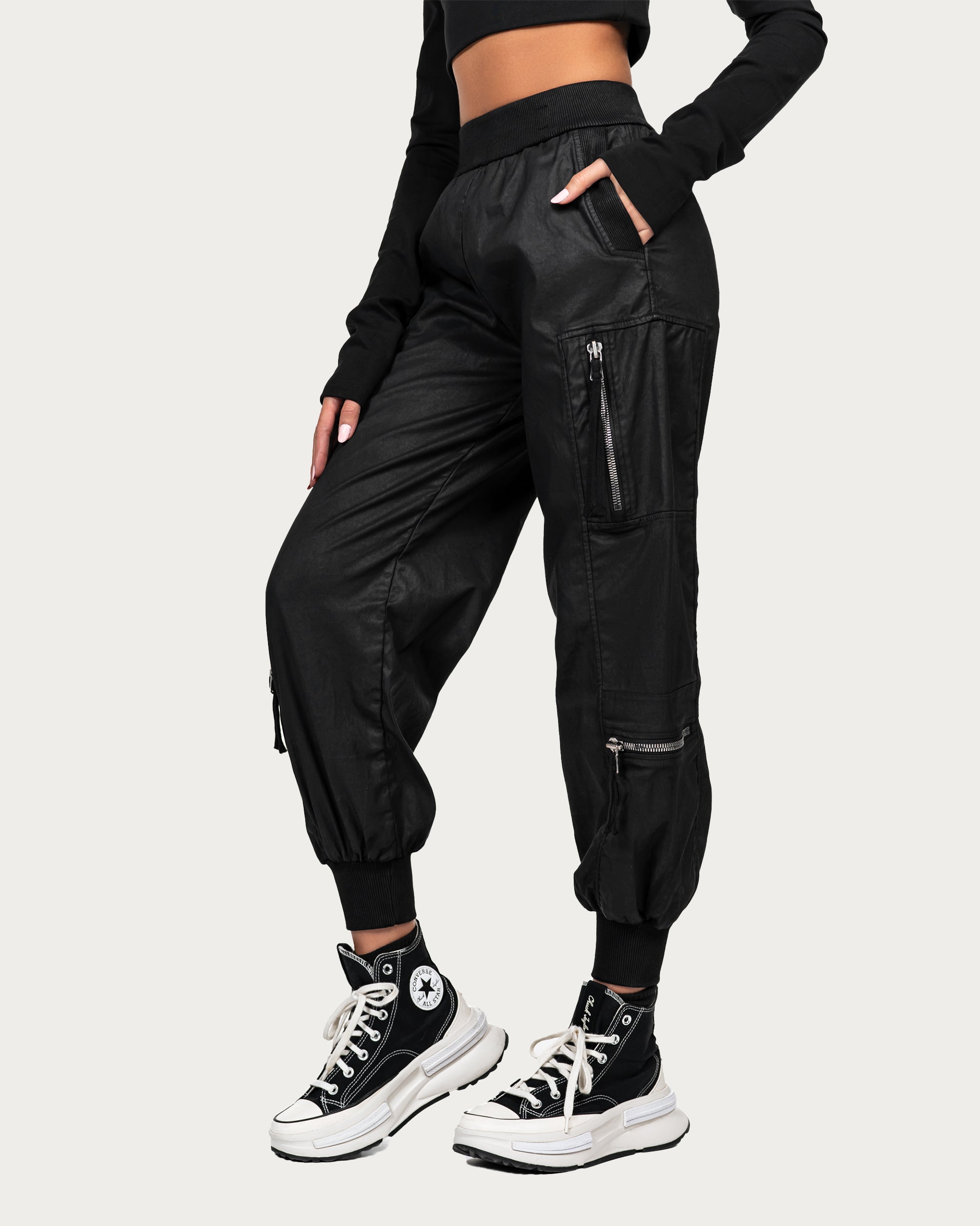 Zipper utility pants - P21196