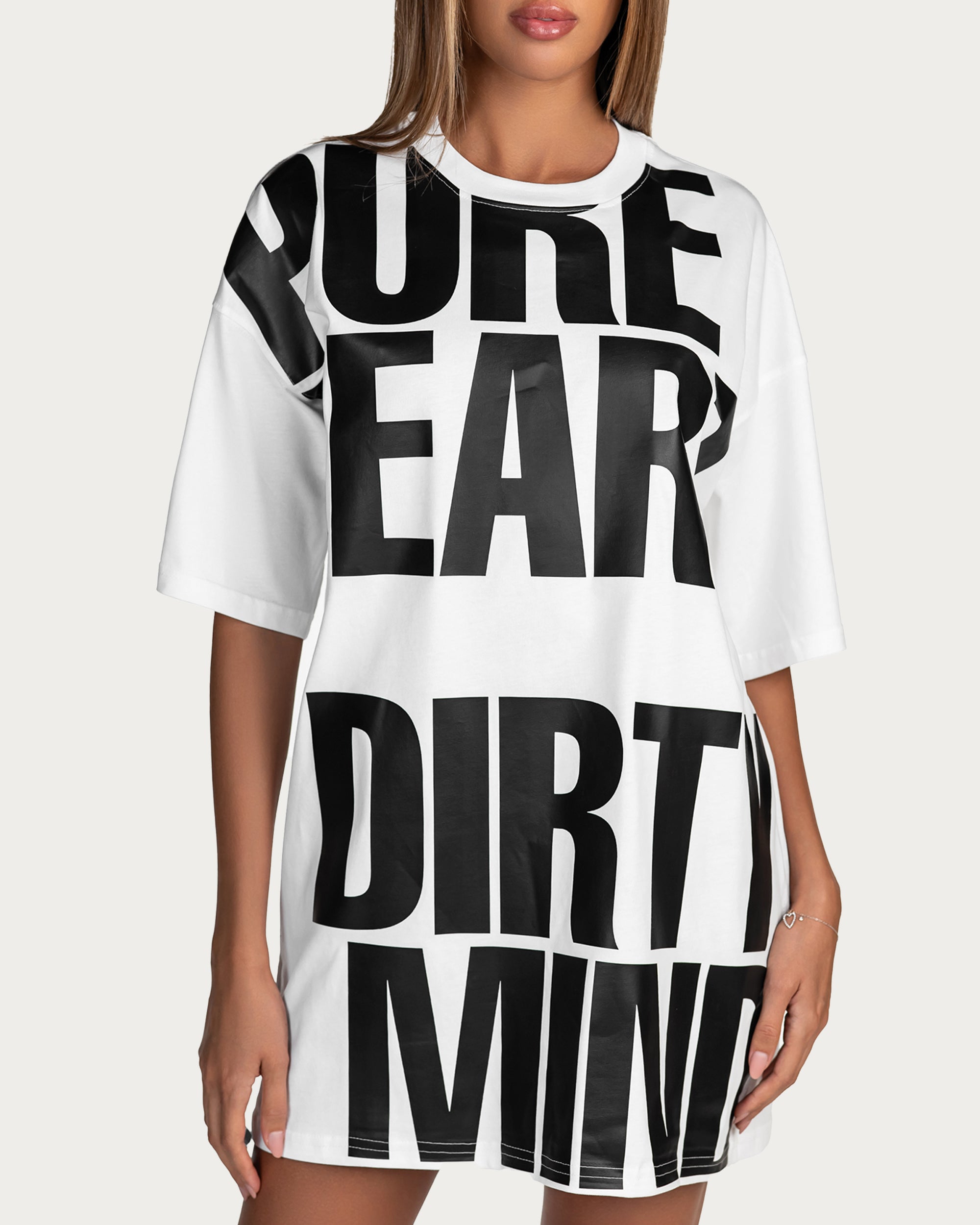 PURE HEART DIRTY MIND T-SHIRT - T25480