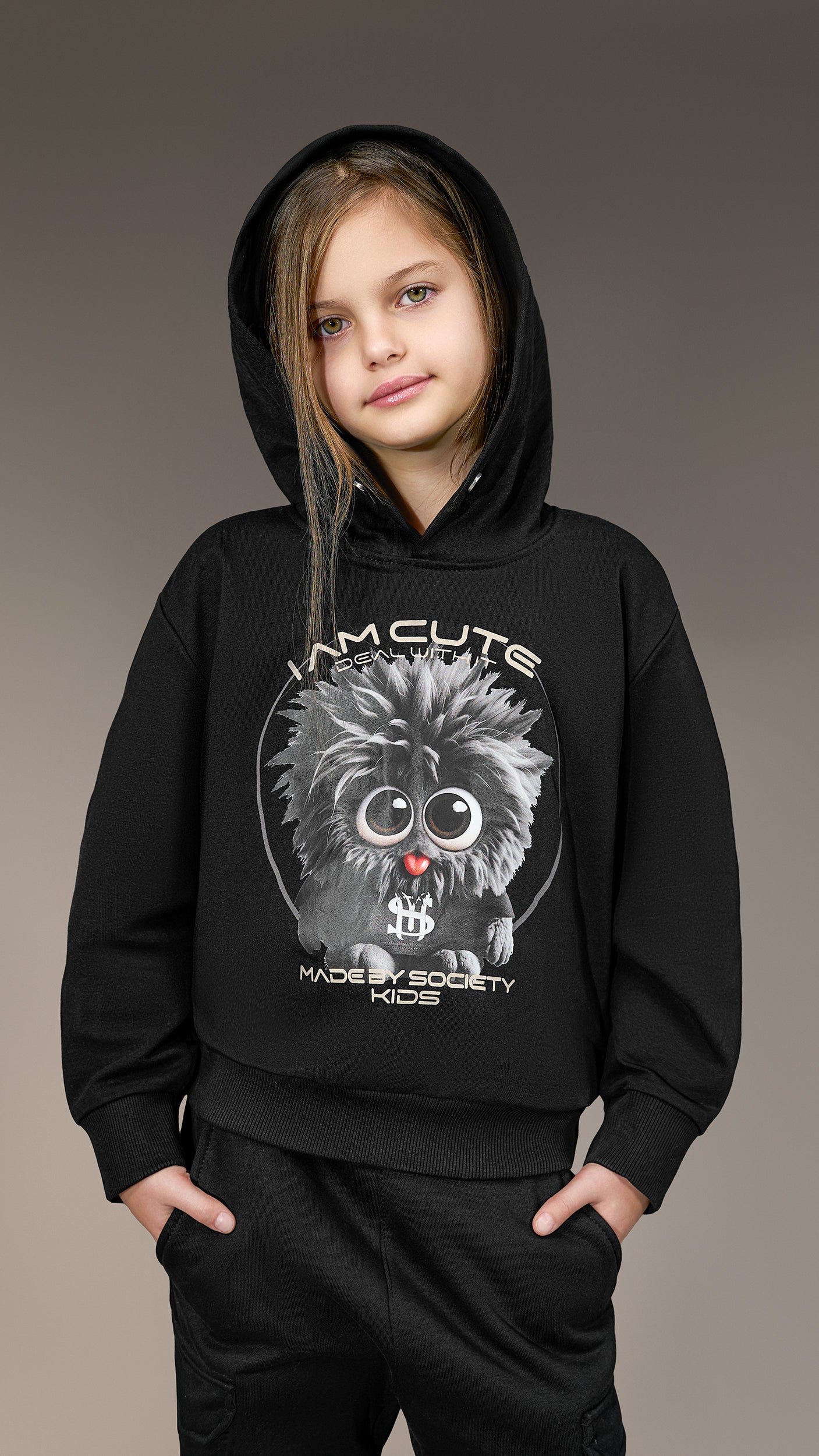 Hoodie "I AM CUTE" - H35951