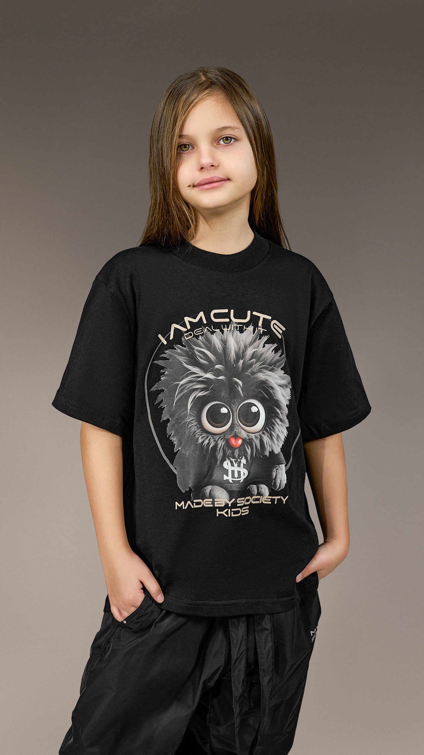 Oversized T-Shirt "I AM CUTE" – T35953