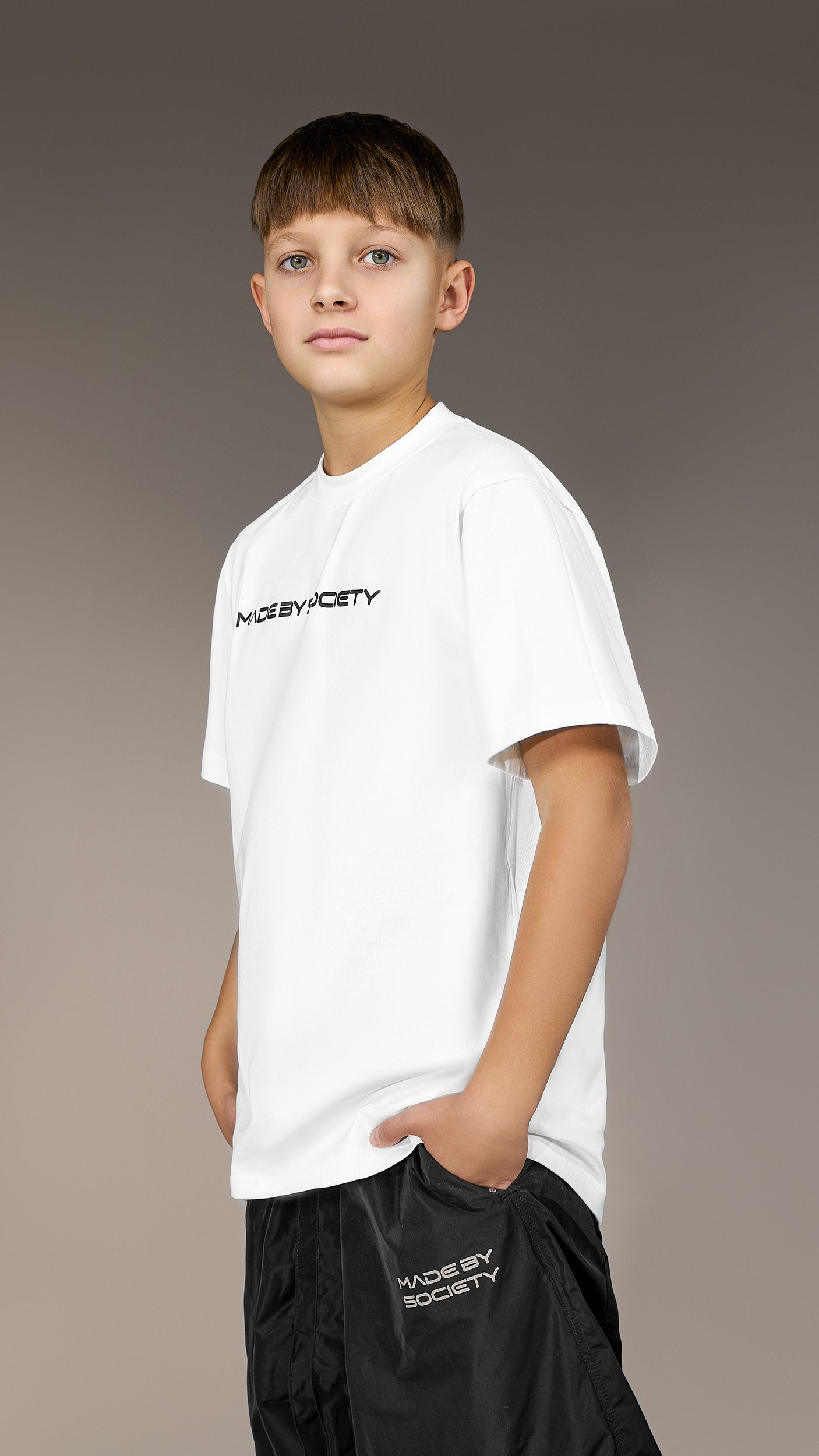 Oversized T-Shirt "Made by Society" Panda - T35946