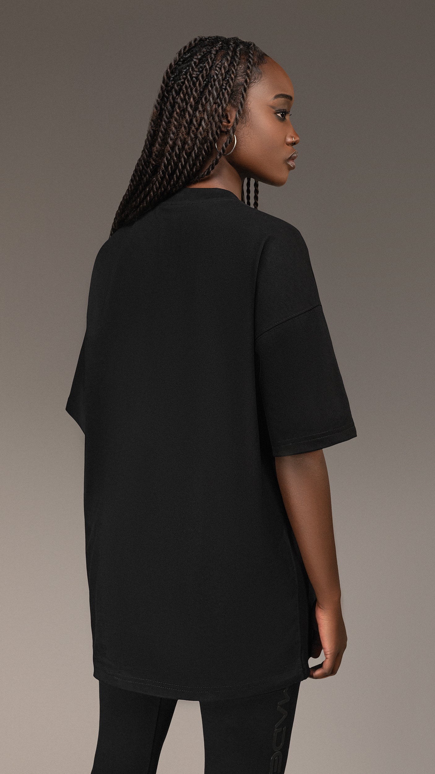 Oversized T-shirt "Made by Society" - T25792