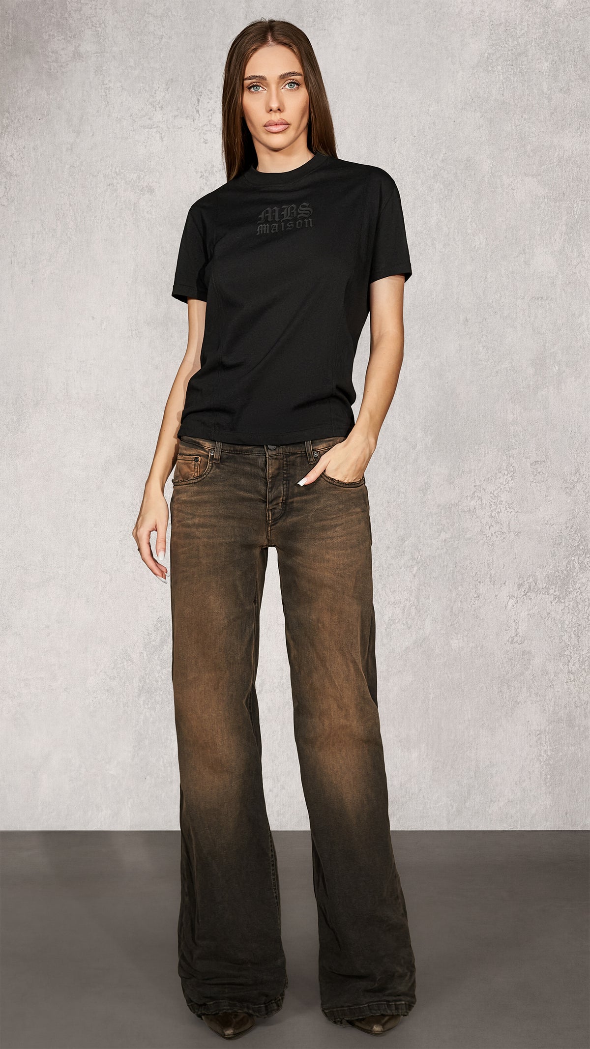 Jeans Burnt Fade - P27376