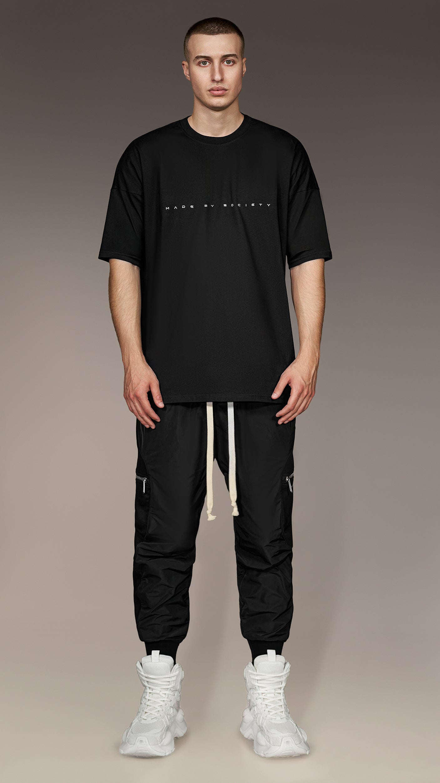 Tricouri barbati Tricou Black Depth-T16788 - Colectia urbana