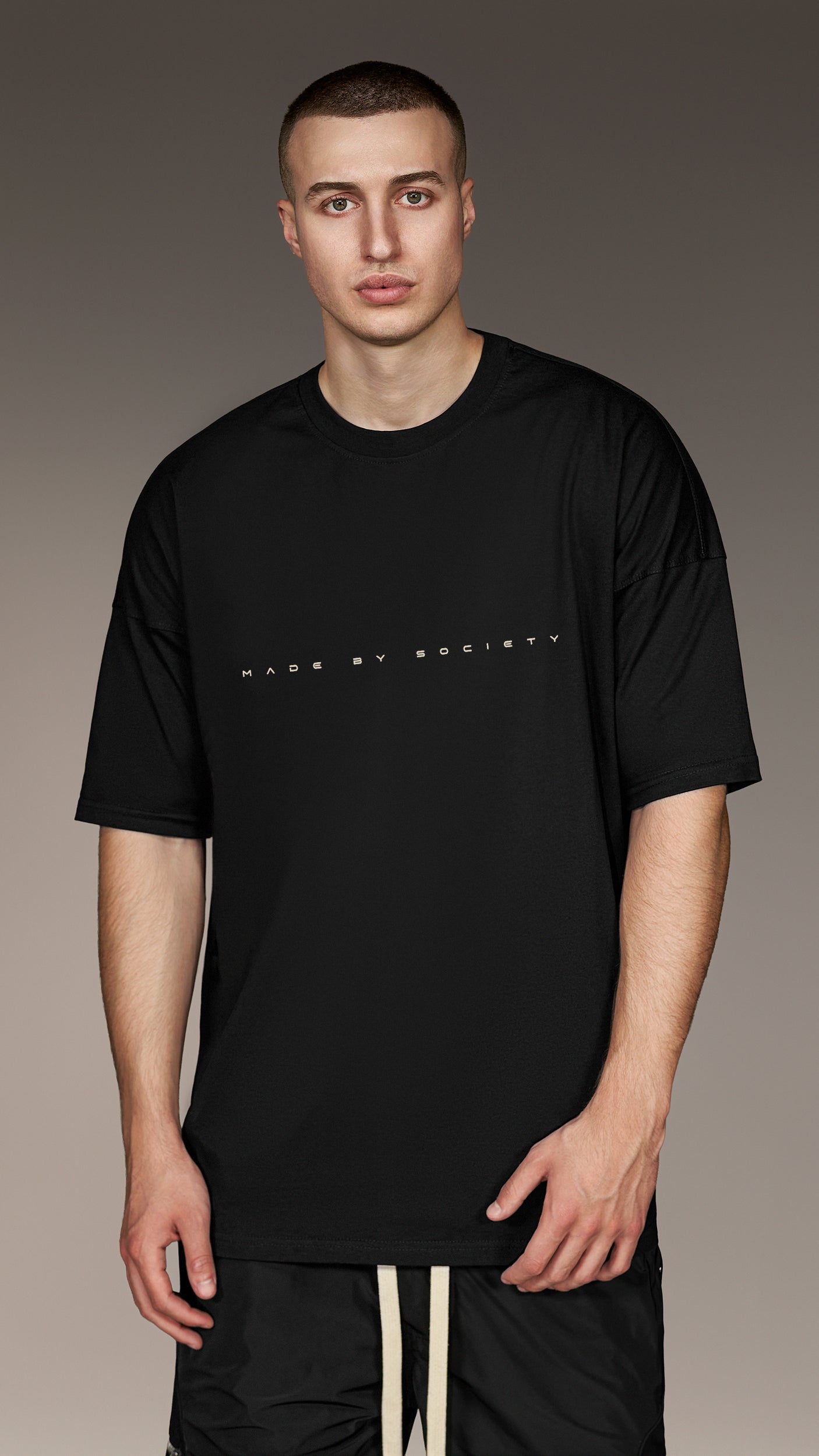 Tricouri barbati Tricou Black Depth-T16788 - Colectia urbana