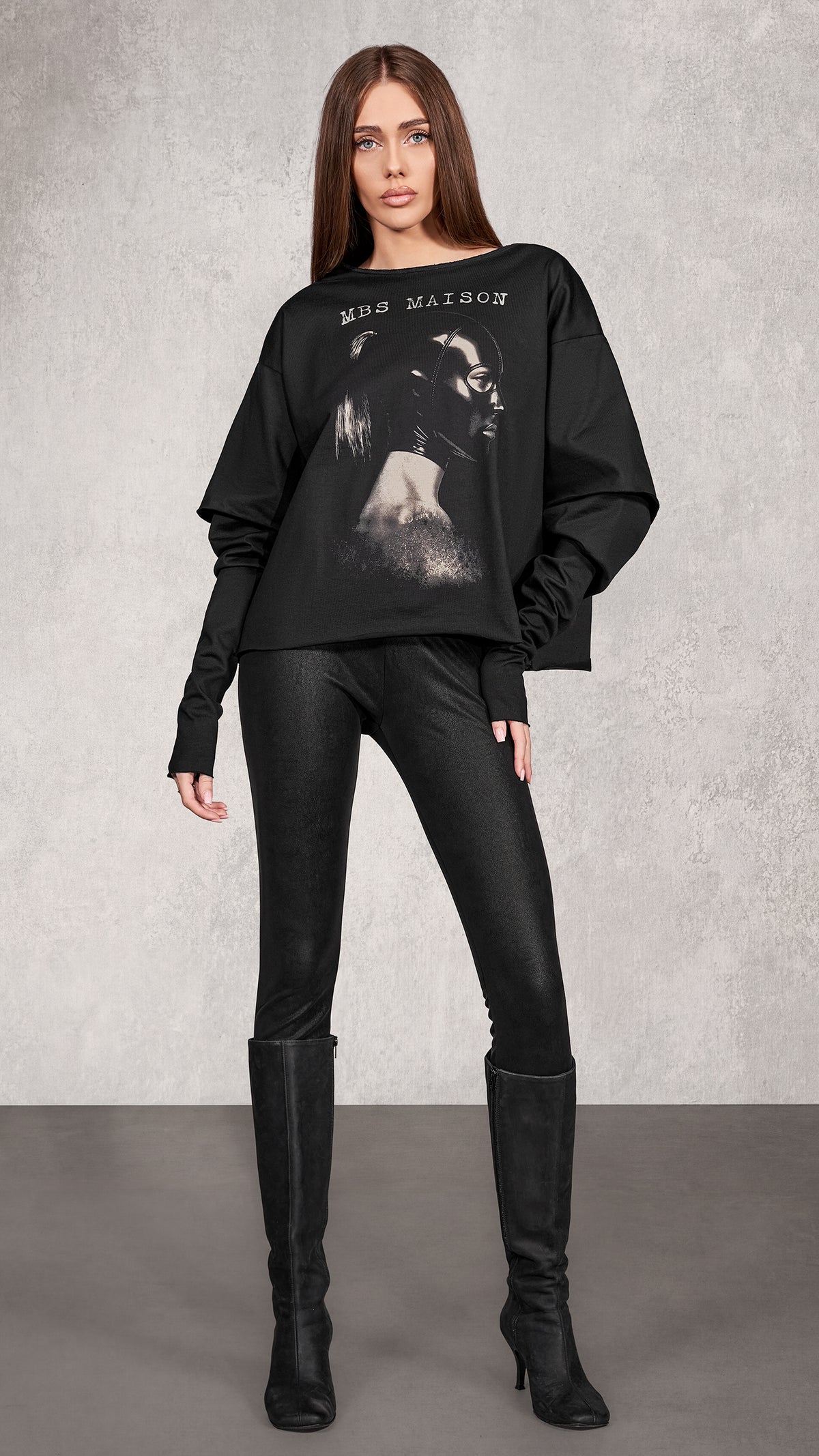 Tricou Masque Layered  Black - T28018
