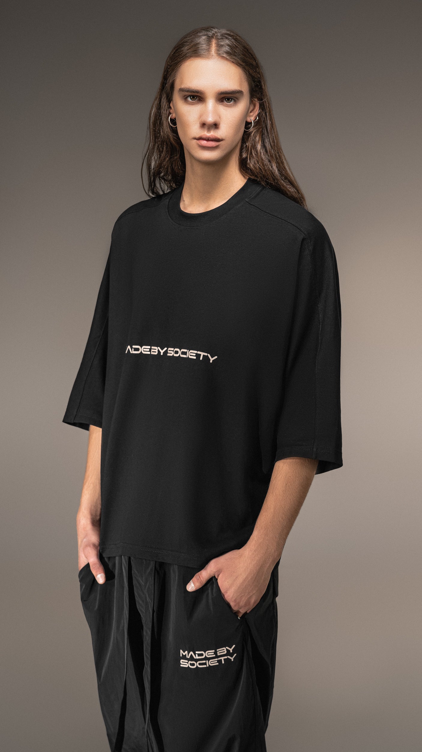 Tricou  Crop Oversized Made by Society - T15605