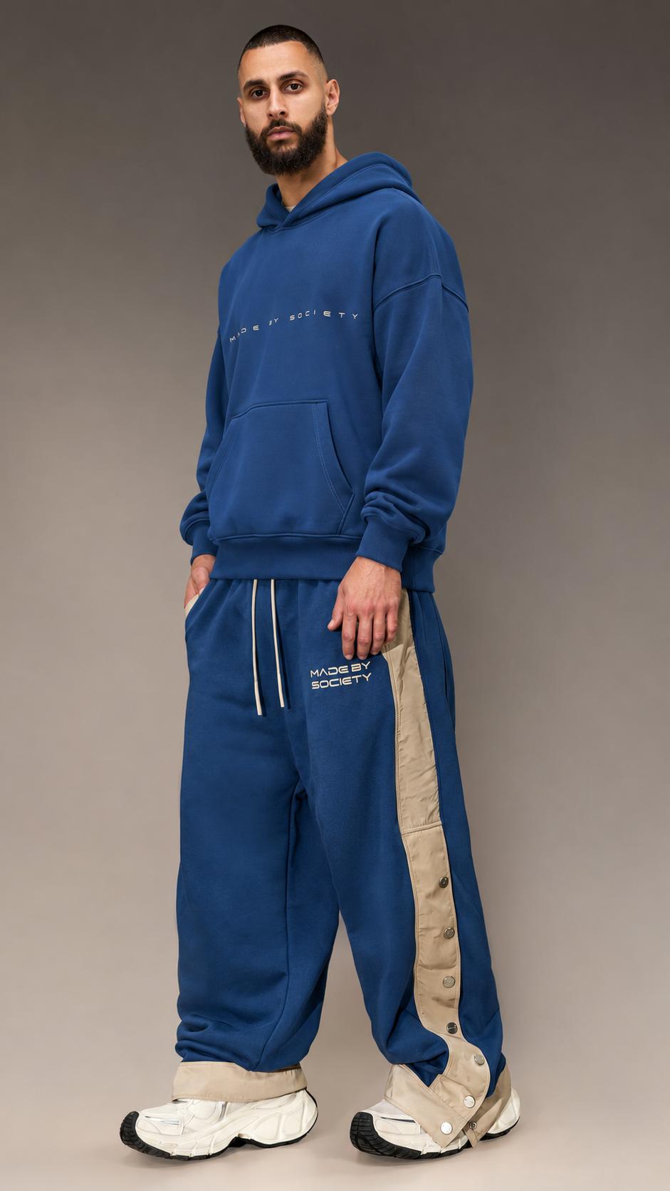 Pantaloni oversized cu capse – P16081
