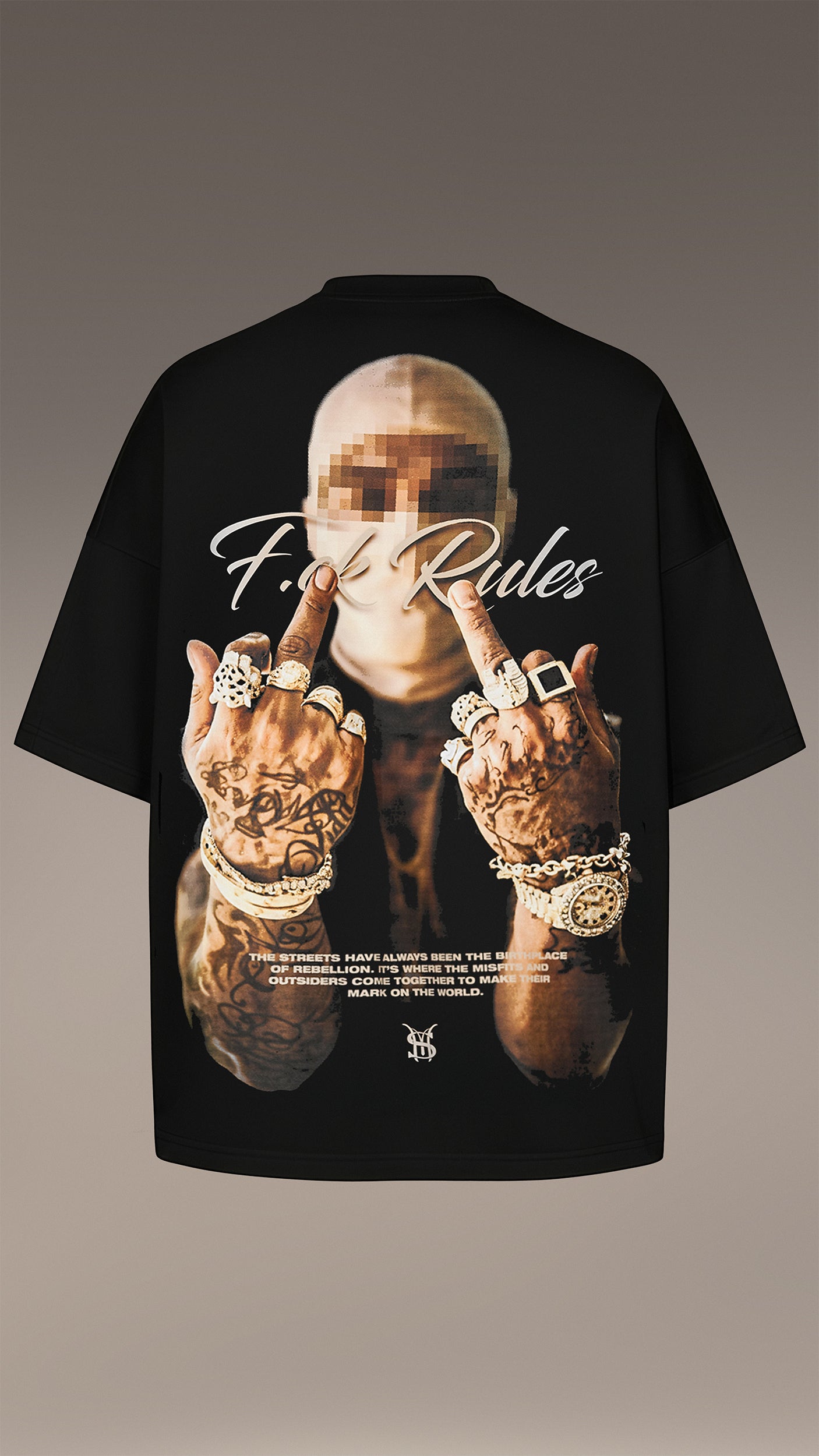 Tricou "F*ck Rules" - T16806