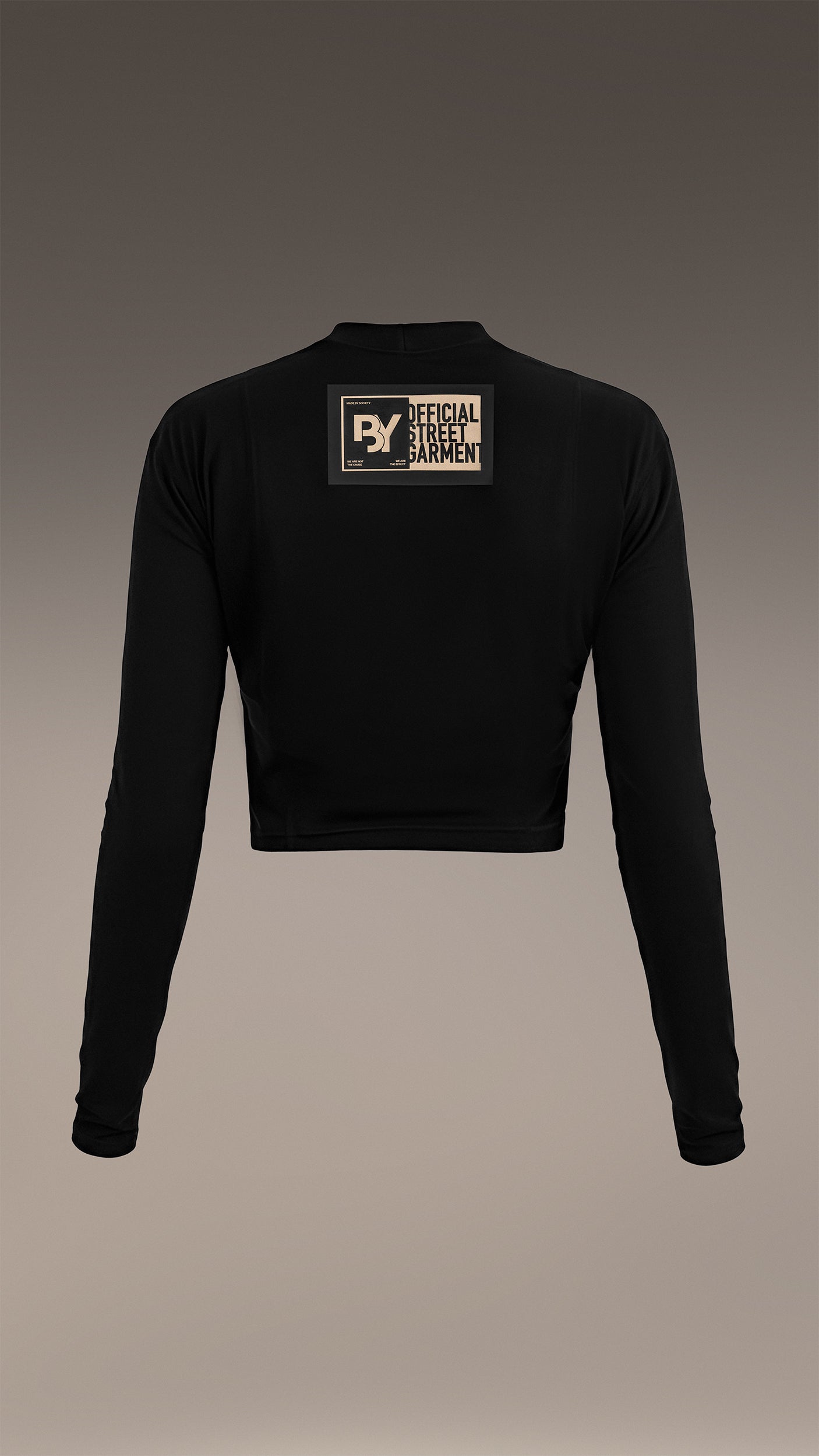 Long sleeve crop top - T25178