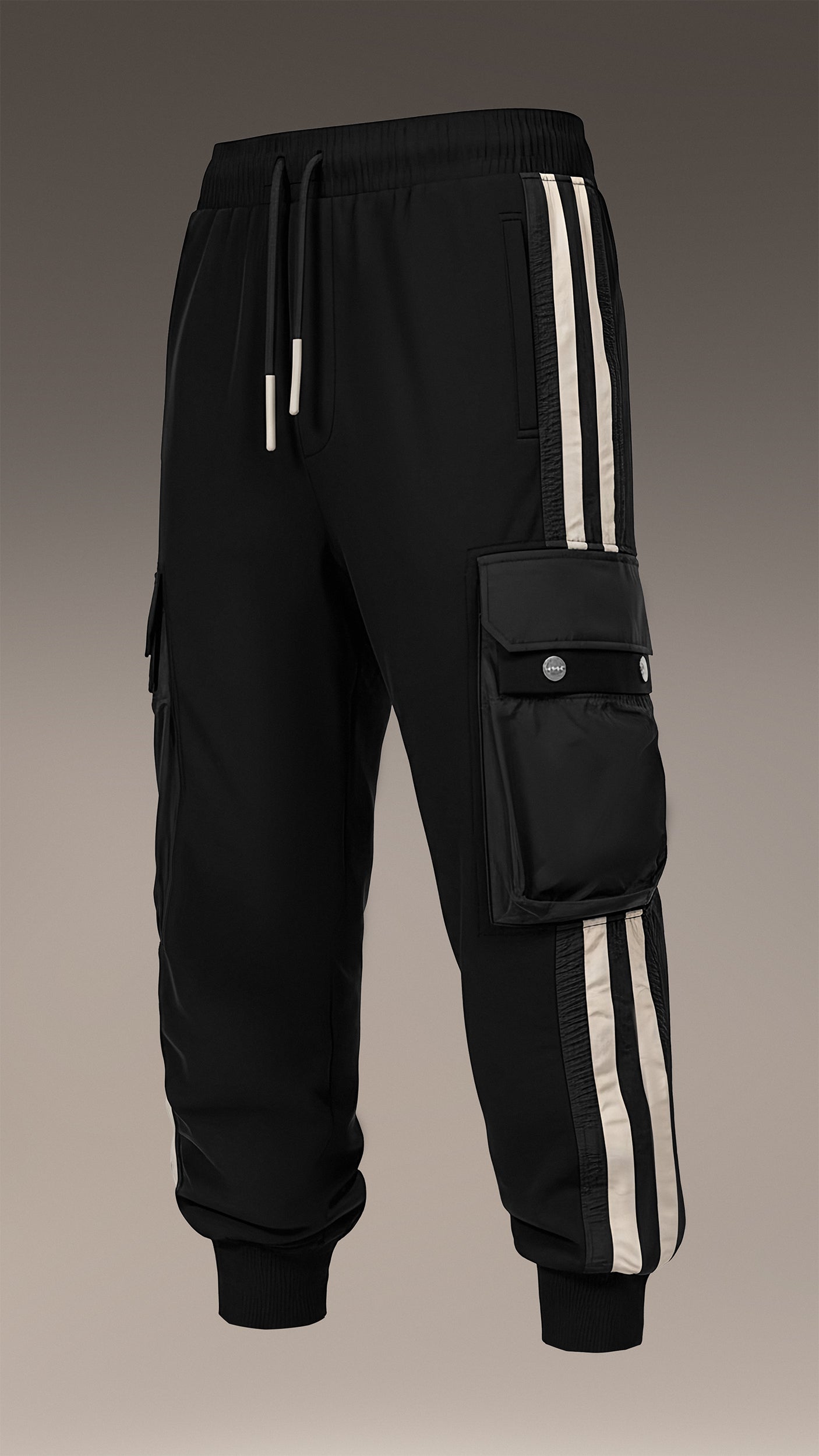 Vertical lines cargo pants - P14858