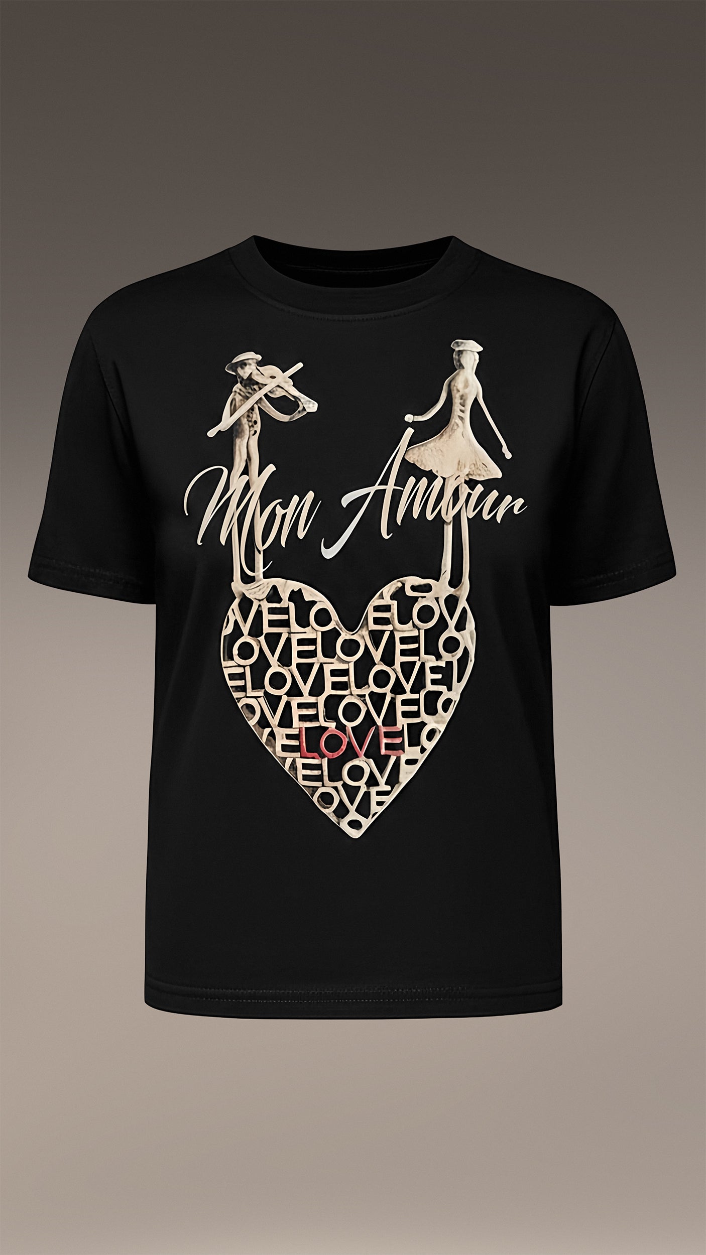 Tricou "Mon Amour" - T27006
