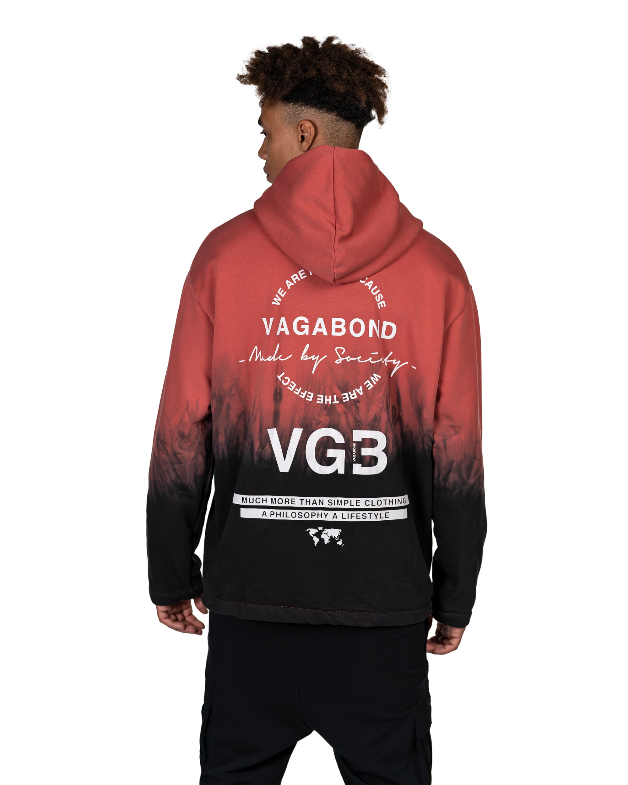 Burnt contagious society hoodie - H12300
