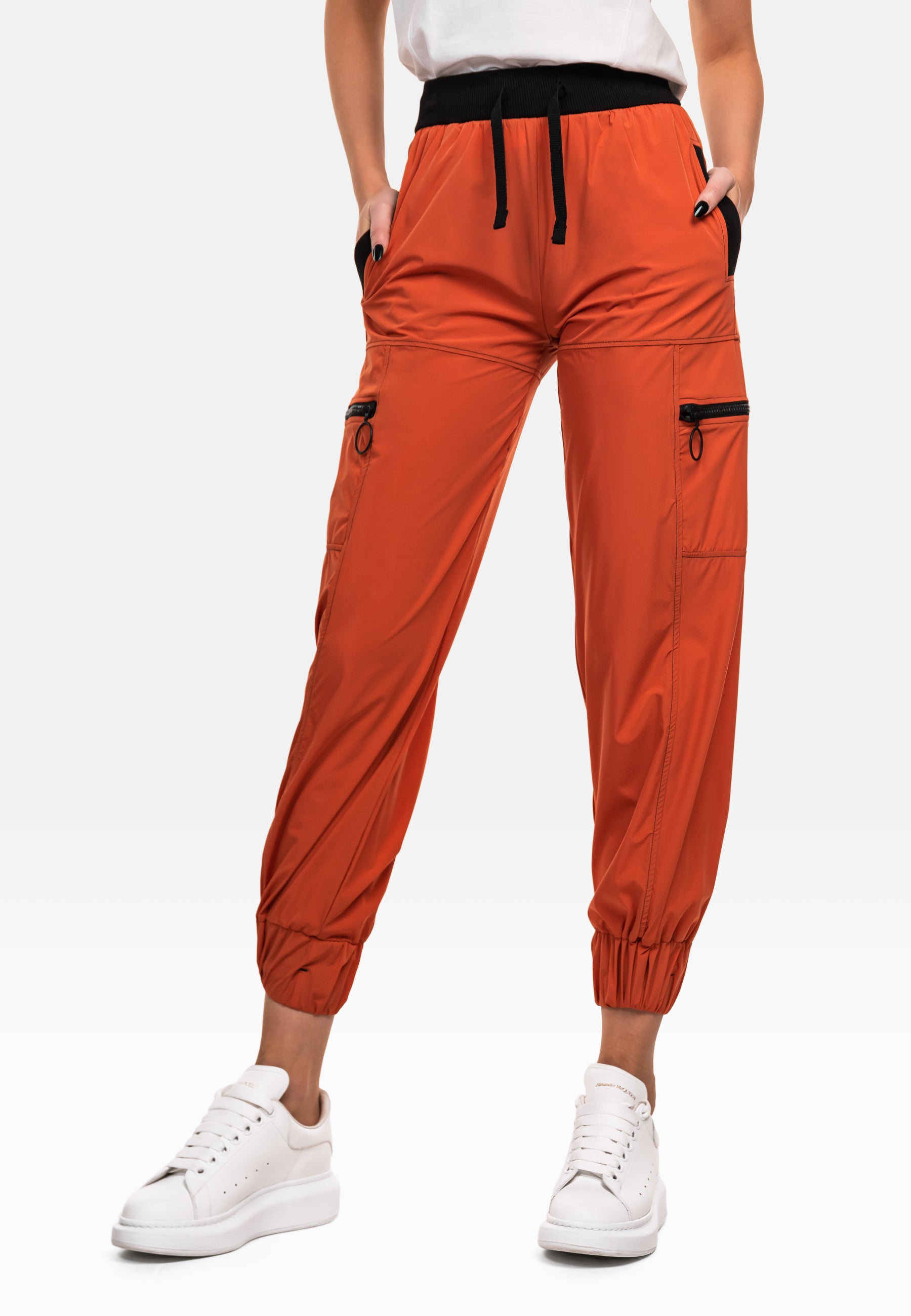 Orange jogger pants - P21813