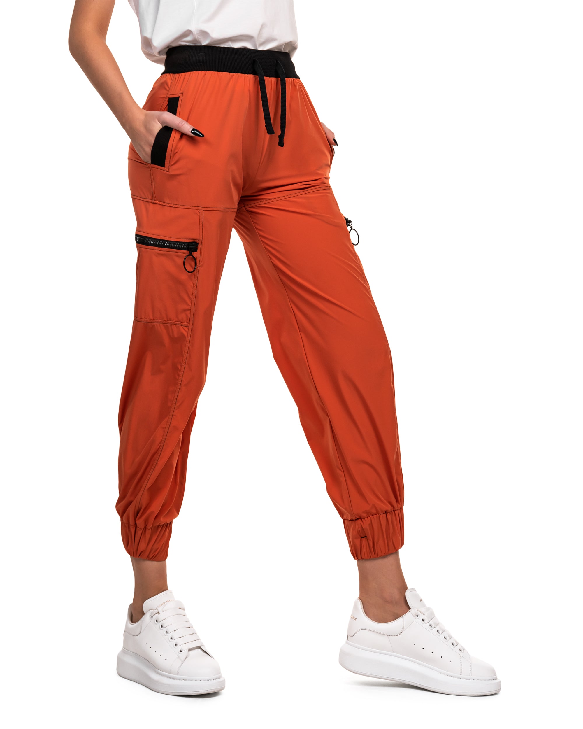 Orange jogger pants - P21813