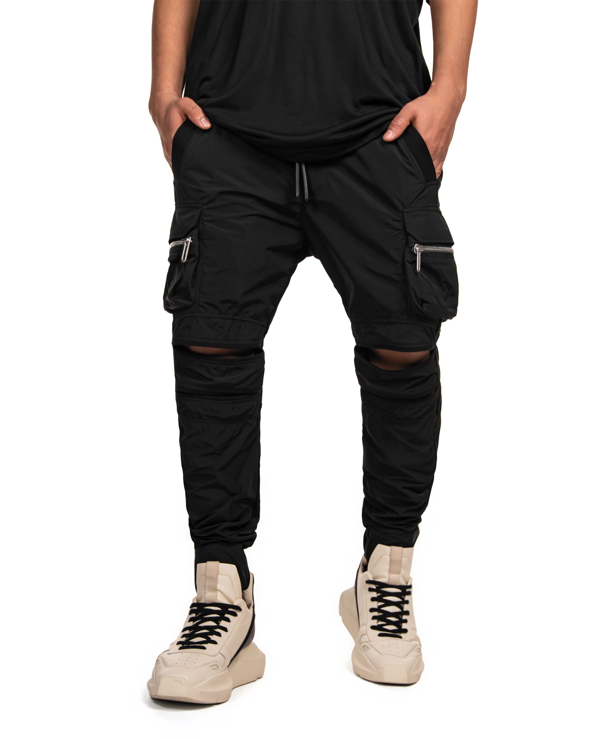 Cut cargo pants - P11799