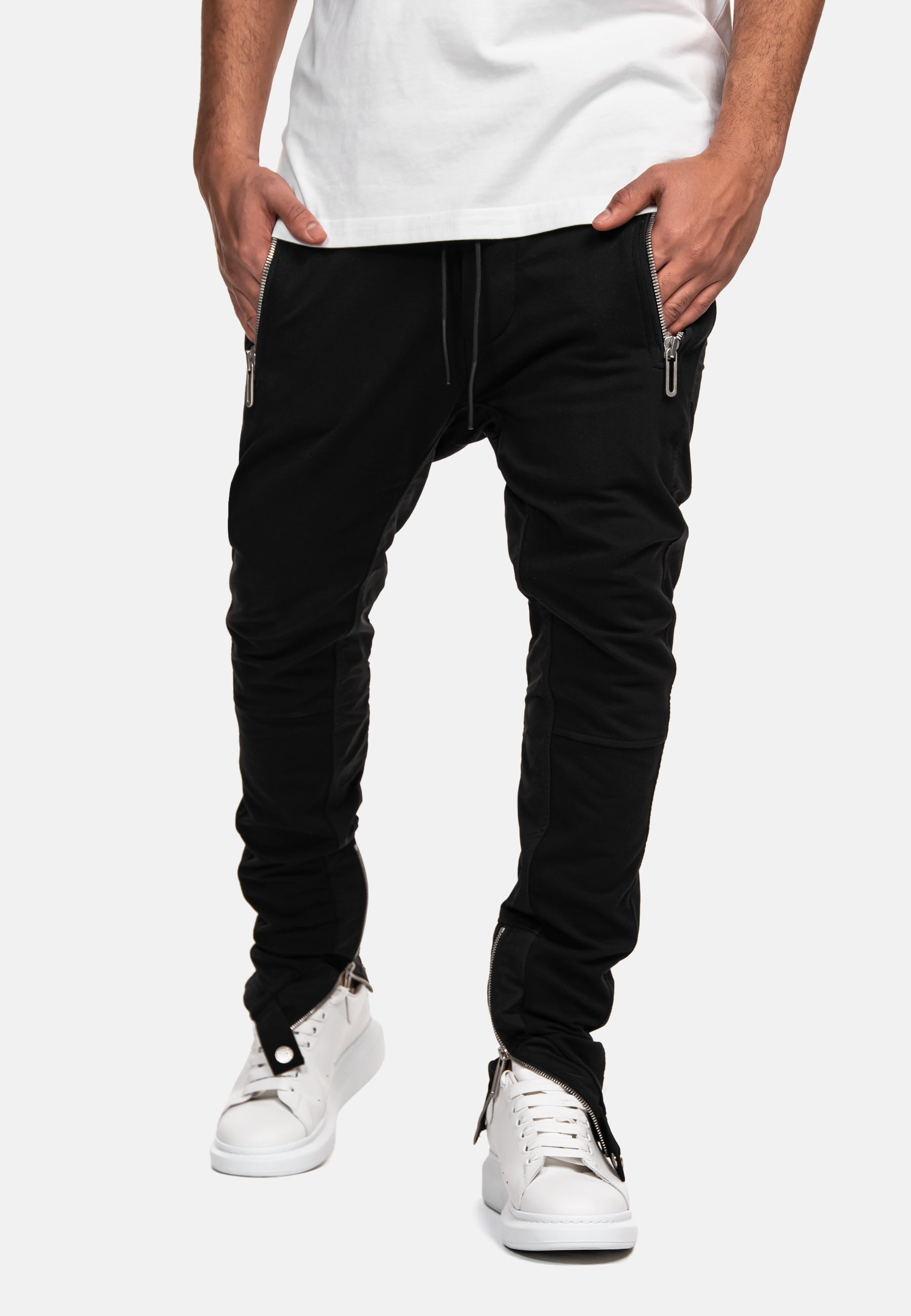 Zip track pants - P12375