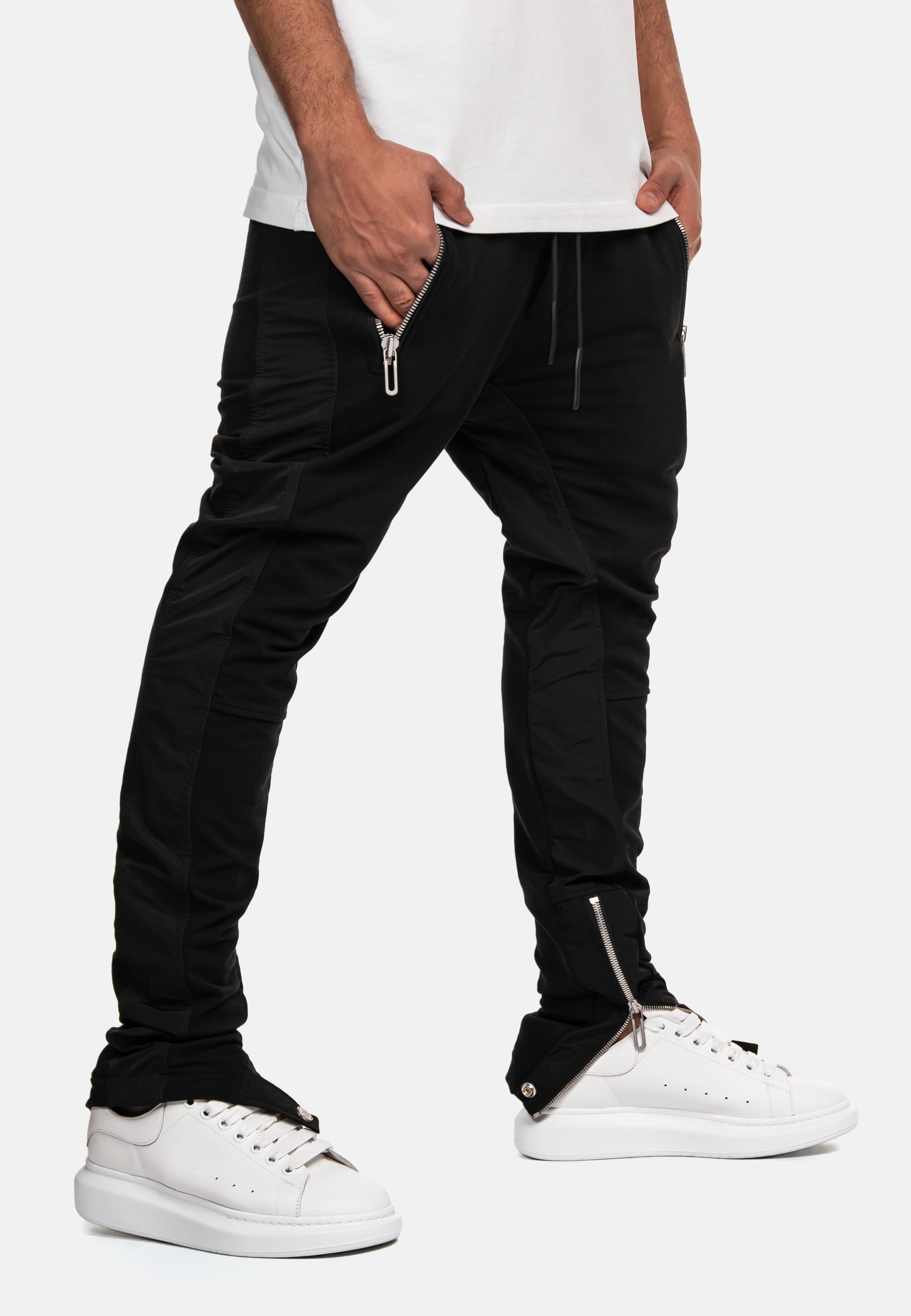 Zip track pants - P12375