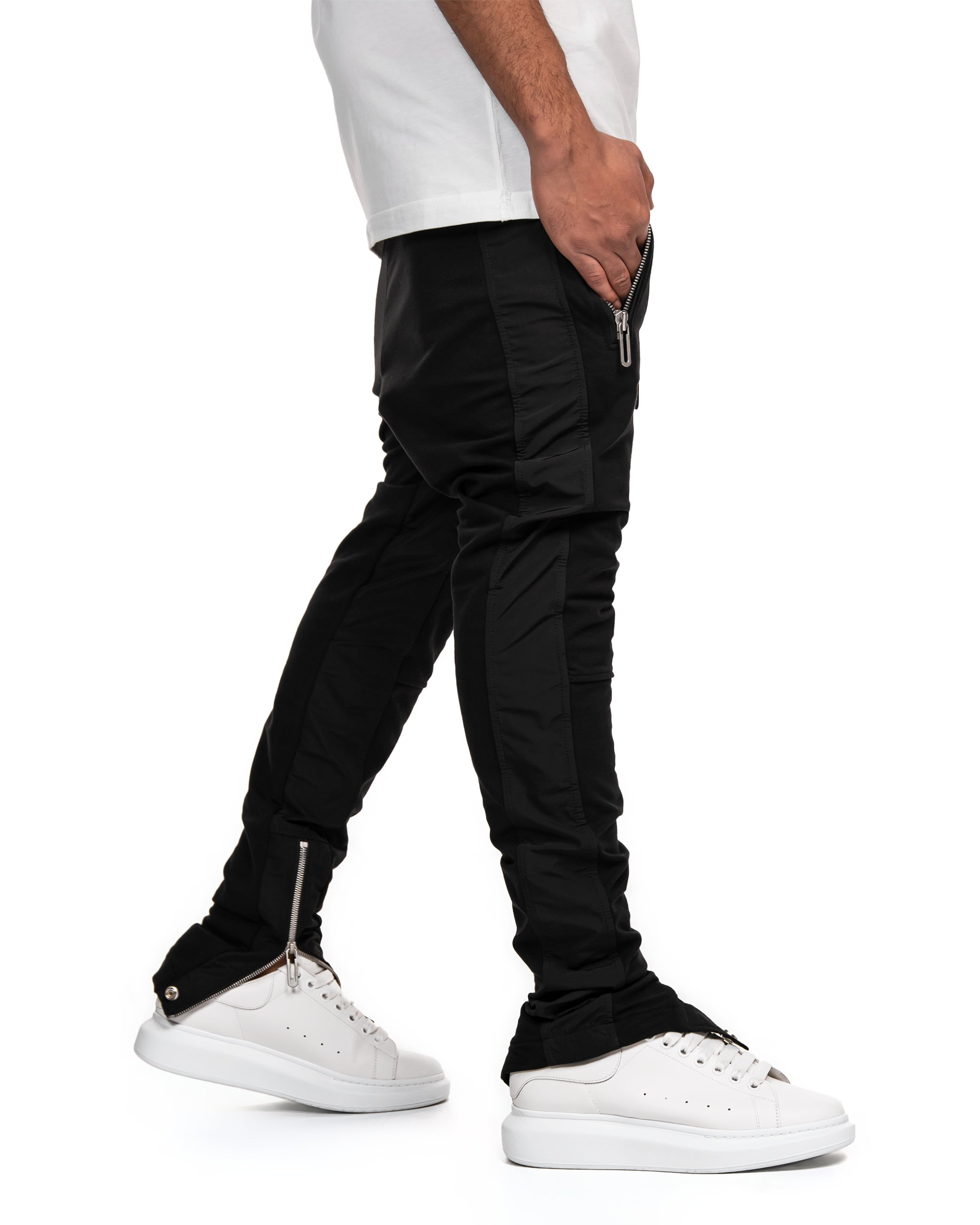 Zip track pants - P12375