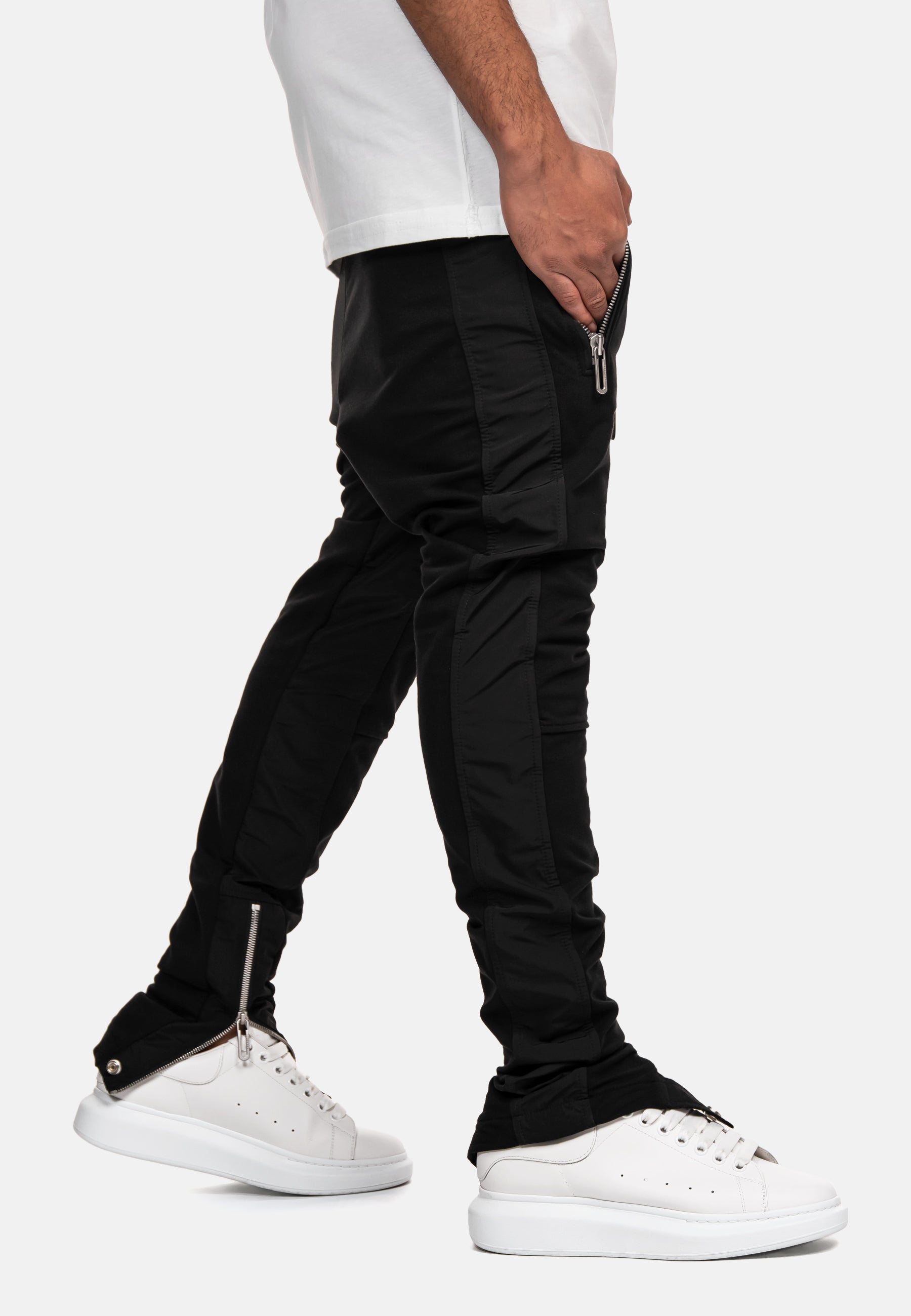 Zip track pants - P12375